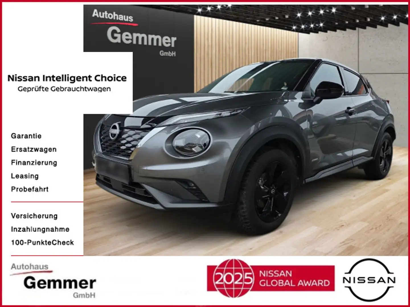 Nissan Juke JUKE 1.6 HYBRID 143 PS 4AMT MsSt. ausweisbar Schwarz - 1