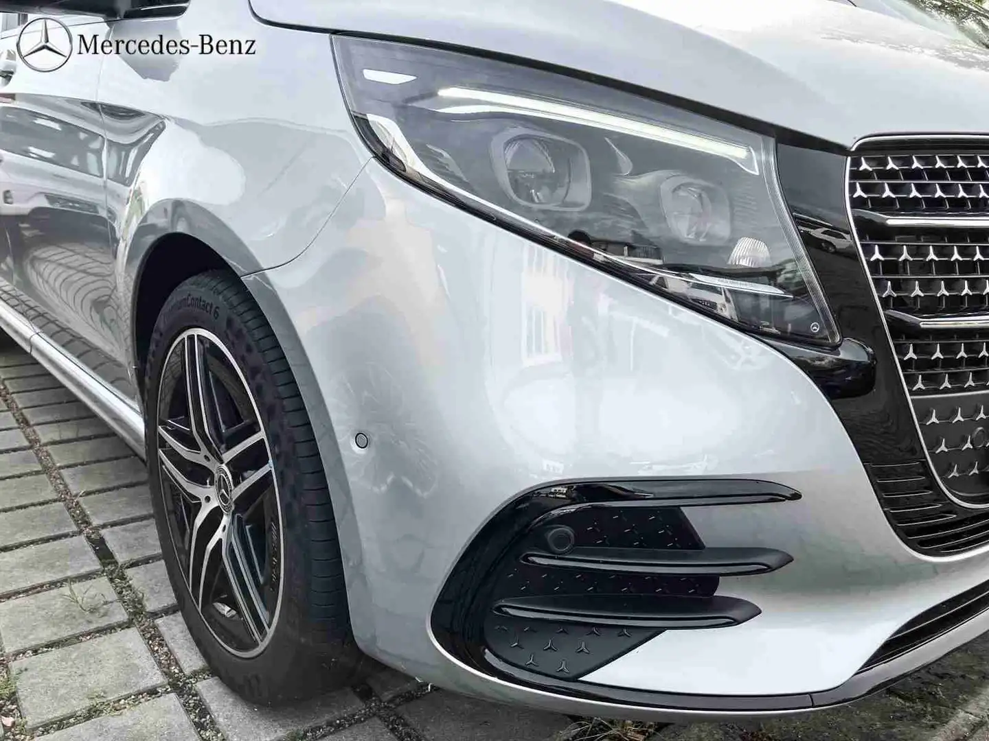 Mercedes-Benz V 250 d AVANTGARDE Lang AMG Night+MBUX+360° Silber - 2