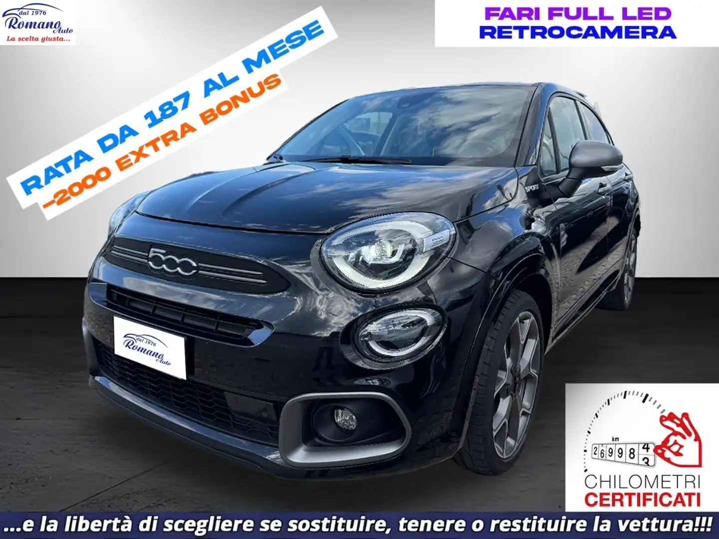 Fiat 500X 1.6 M.Jet 130 CV Sport Nero - 1