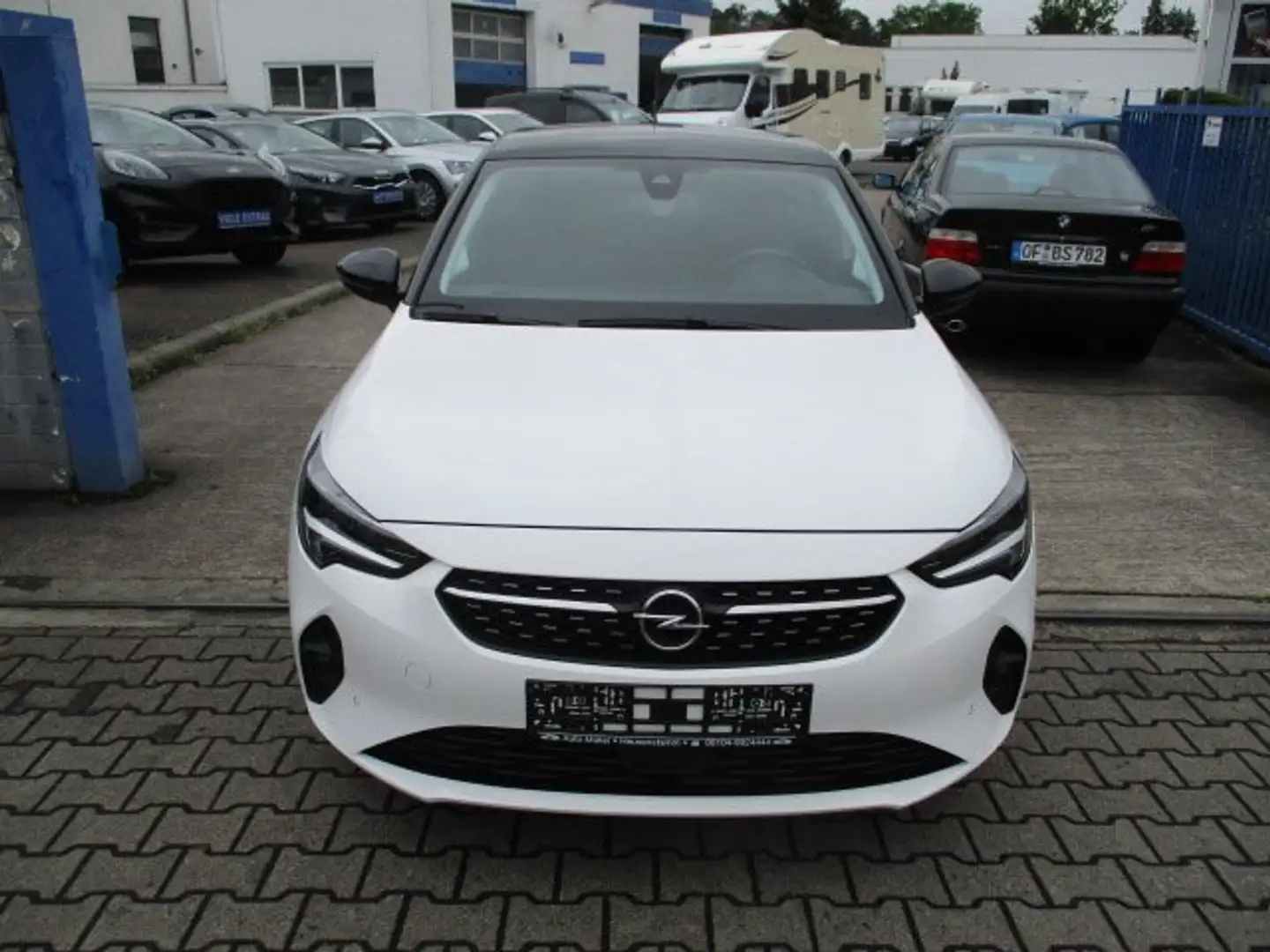 Opel Corsa F.1.2i.Elegance.Klima.PDC.Sitzheizung.Wenig KM. Weiß - 2