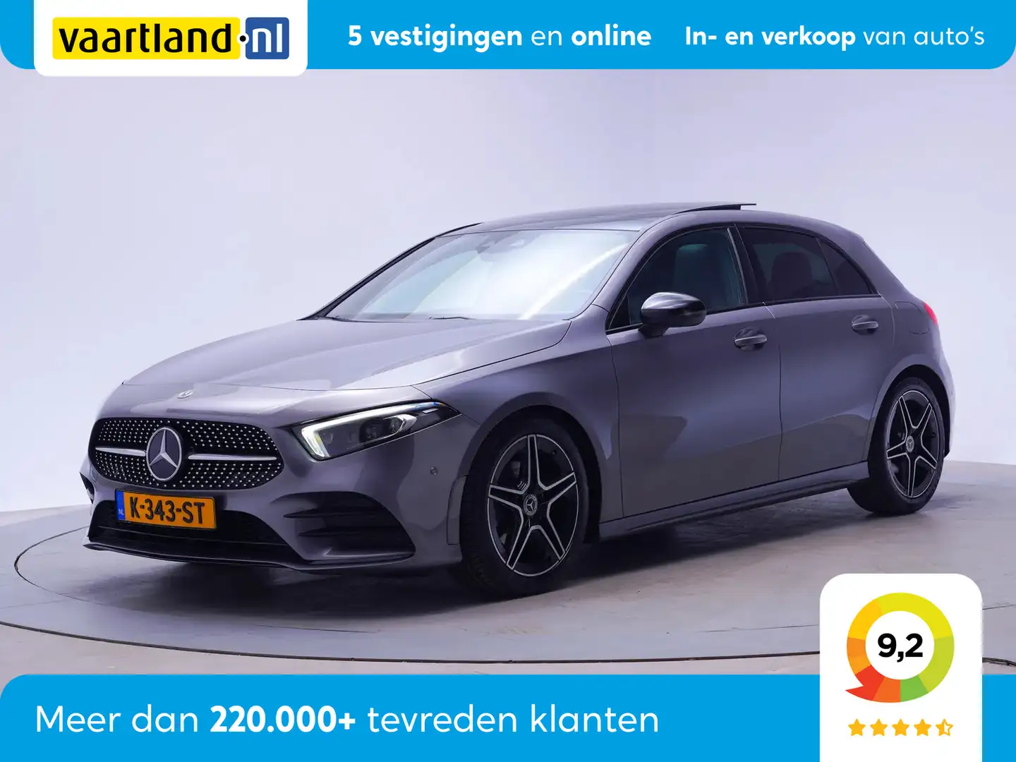 Mercedes-Benz A 180 AMG Line Aut. [ Pano Sfeerverlichting Camera ] Gris - 1