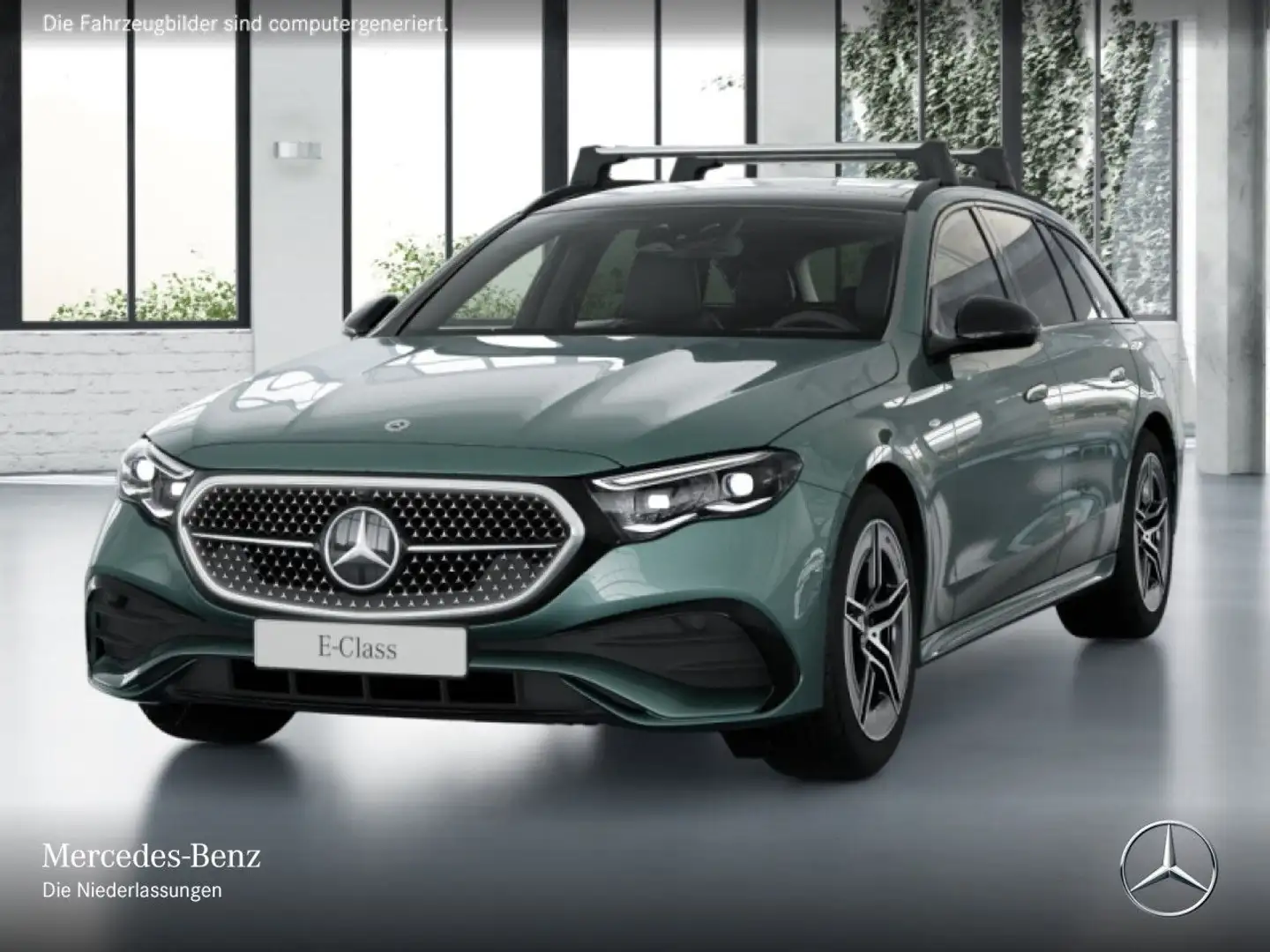 Mercedes-Benz E 300 e T Hybrid AMG Fahrass 360° Pano Distr+ HUD Braun - 2