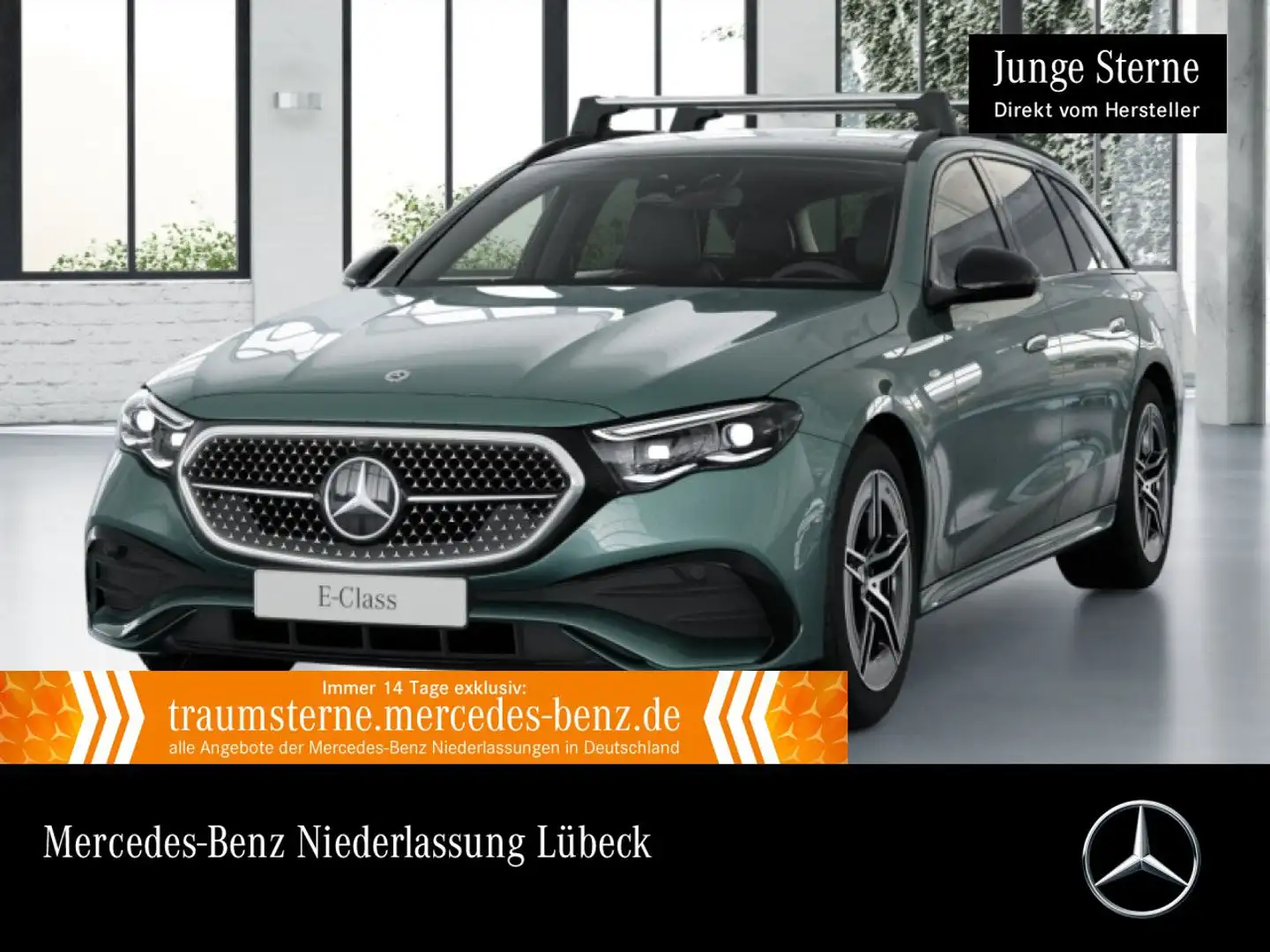 Mercedes-Benz E 300 e T Hybrid AMG Fahrass 360° Pano Distr+ HUD Braun - 1