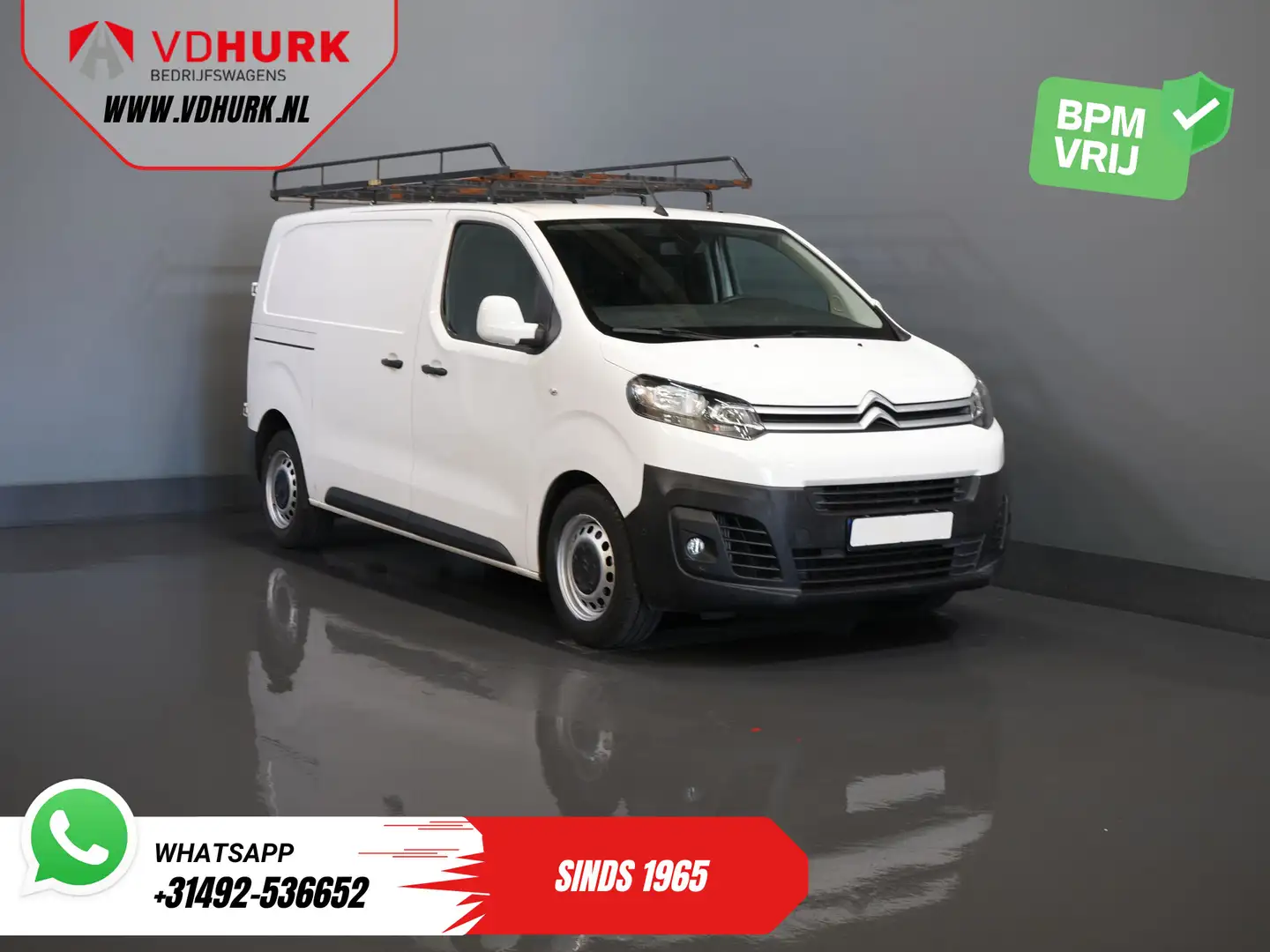 Citroen Jumpy 1.6 HDI L2 BPM VRIJ! Imperiaal/ Alarm III/ Cruise/ Blanc - 1