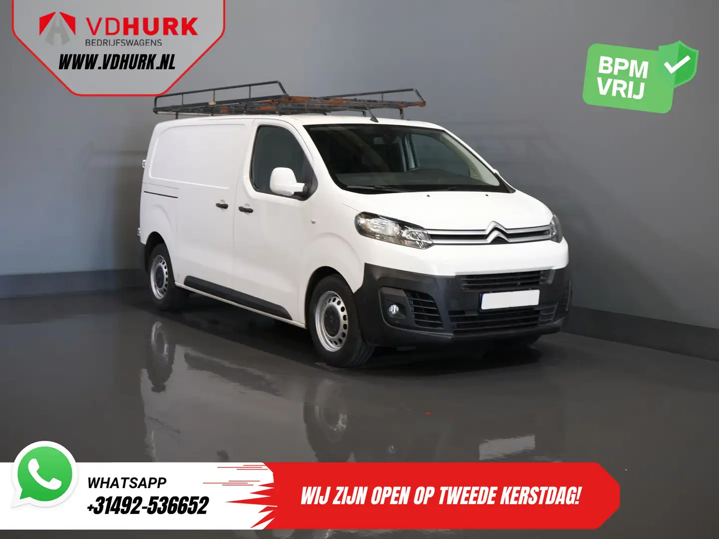 Citroen Jumpy 1.6 HDI L2 BPM VRIJ! E6 Imperiaal/ Alarm III/ Crui Blanc - 1