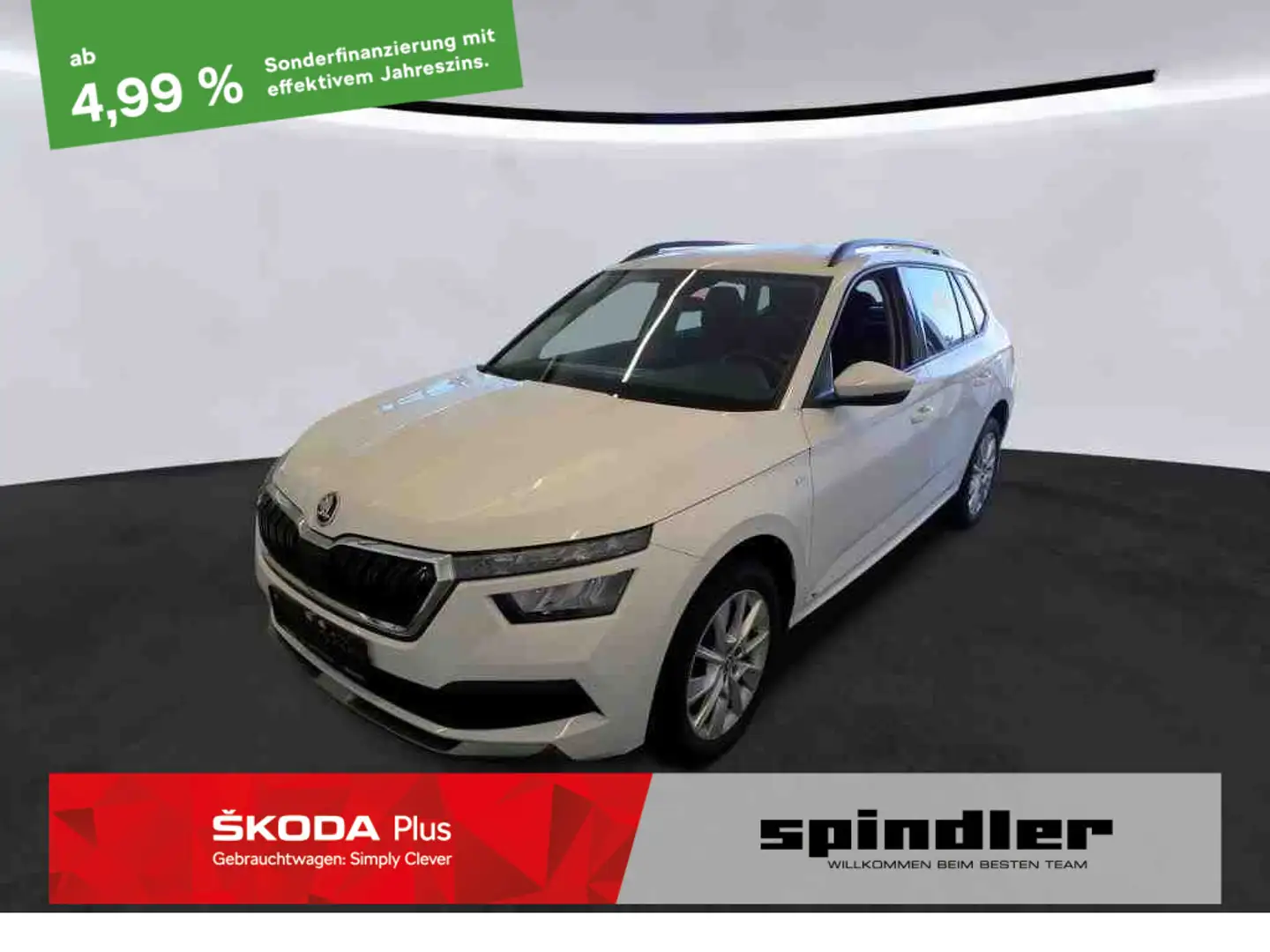 Skoda Kamiq Tour 1.0 TSI / Bluetooth, Klima, SHZ, DAB Weiß - 1