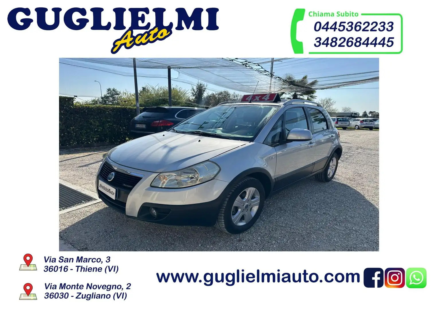 Fiat Sedici 1.9 MJT 4x4 Dynamic Zilver - 1