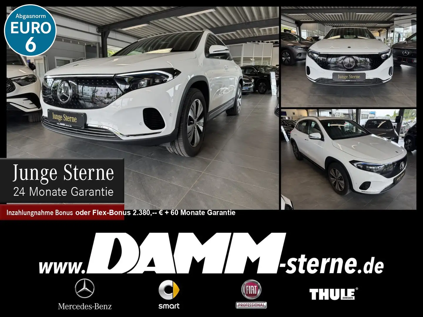 Mercedes-Benz EQA 300 EQA 300 4M Progr. Adv.+/AHK/FAP/MEMORY/LRH/+Flex Weiß - 1