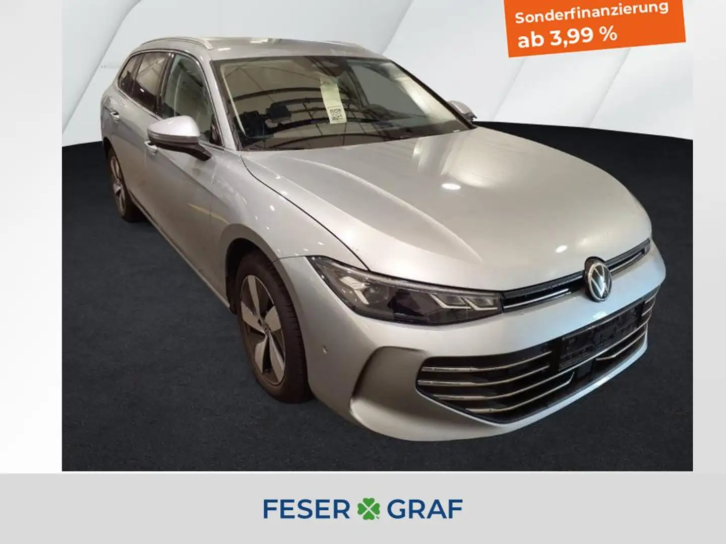 Volkswagen Passat 1.5 eTSI DSG Business AHK KAM LED NAVI Silber - 1