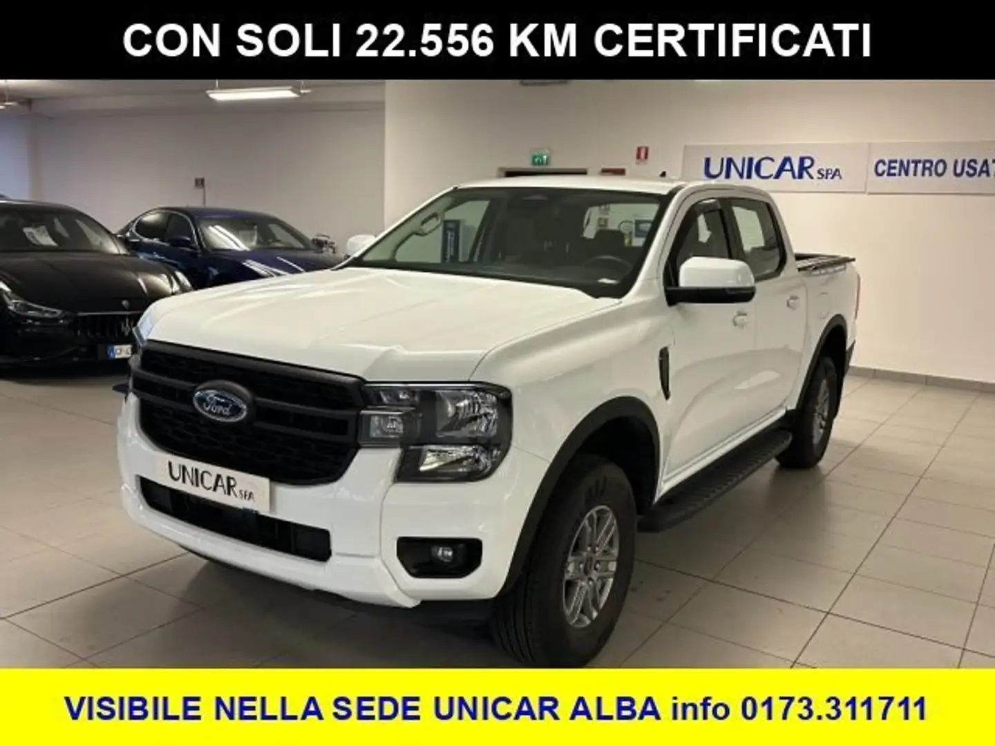 Ford Ranger 2.000 DIESEL 170 CV XLT D.CAB CON SOLI 22.556 KM Bianco - 1