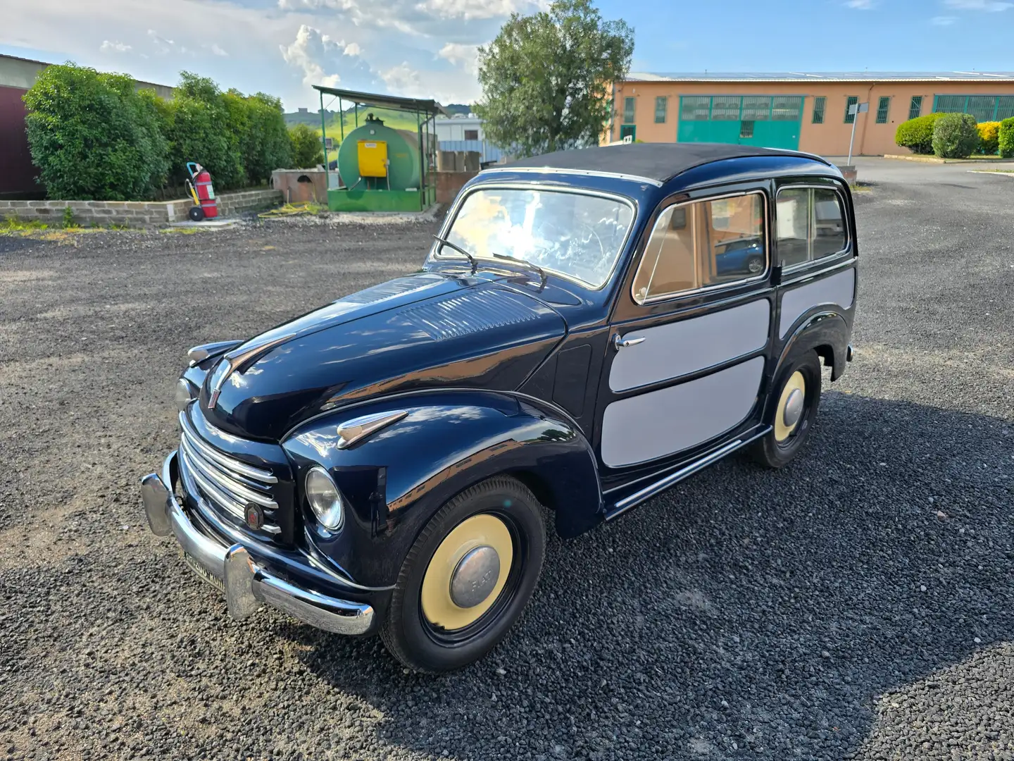 Fiat 500 C Giardiniera Belvedere 1951 Bellissima, Marciante Azul - 2