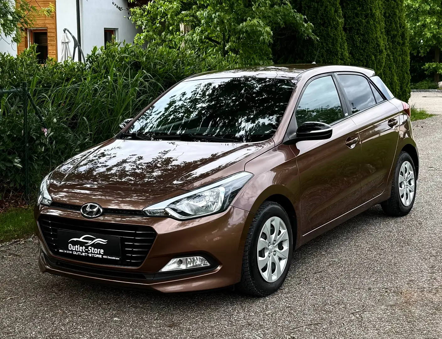 Hyundai i20 Passion*2.Besitz*Bluetooth*AUX*Garantie*TOP* Braun - 1