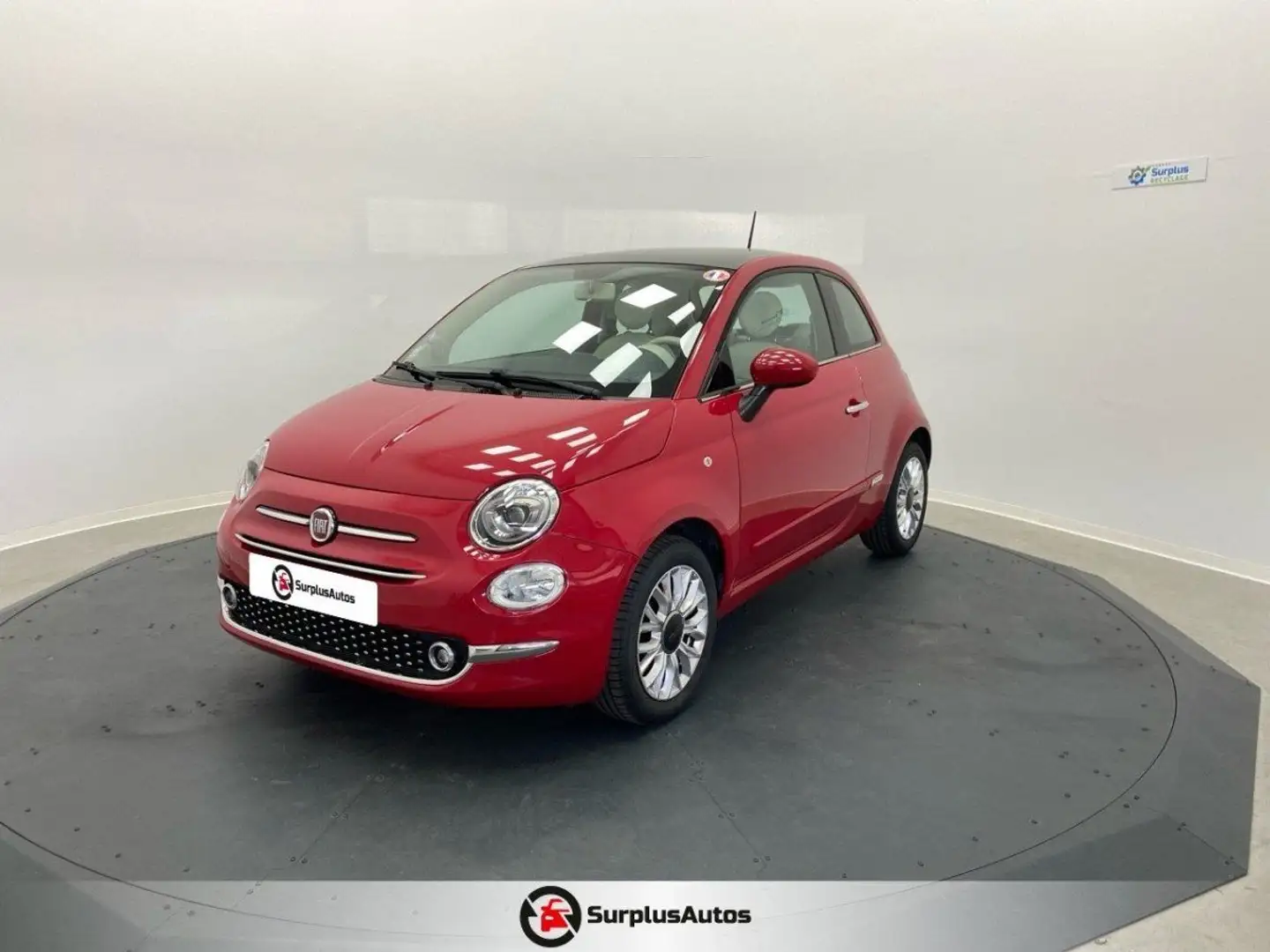 Fiat 500 (2) 1.2 8V 69ch Lounge Rood - 1