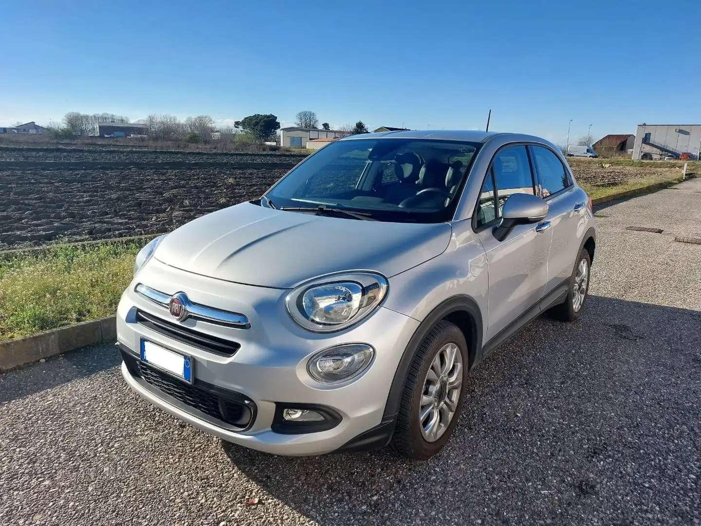 Fiat 500X 1.6 mjt Lounge 120cv DPF NAVY TEL EURO 6 !! Argento - 2
