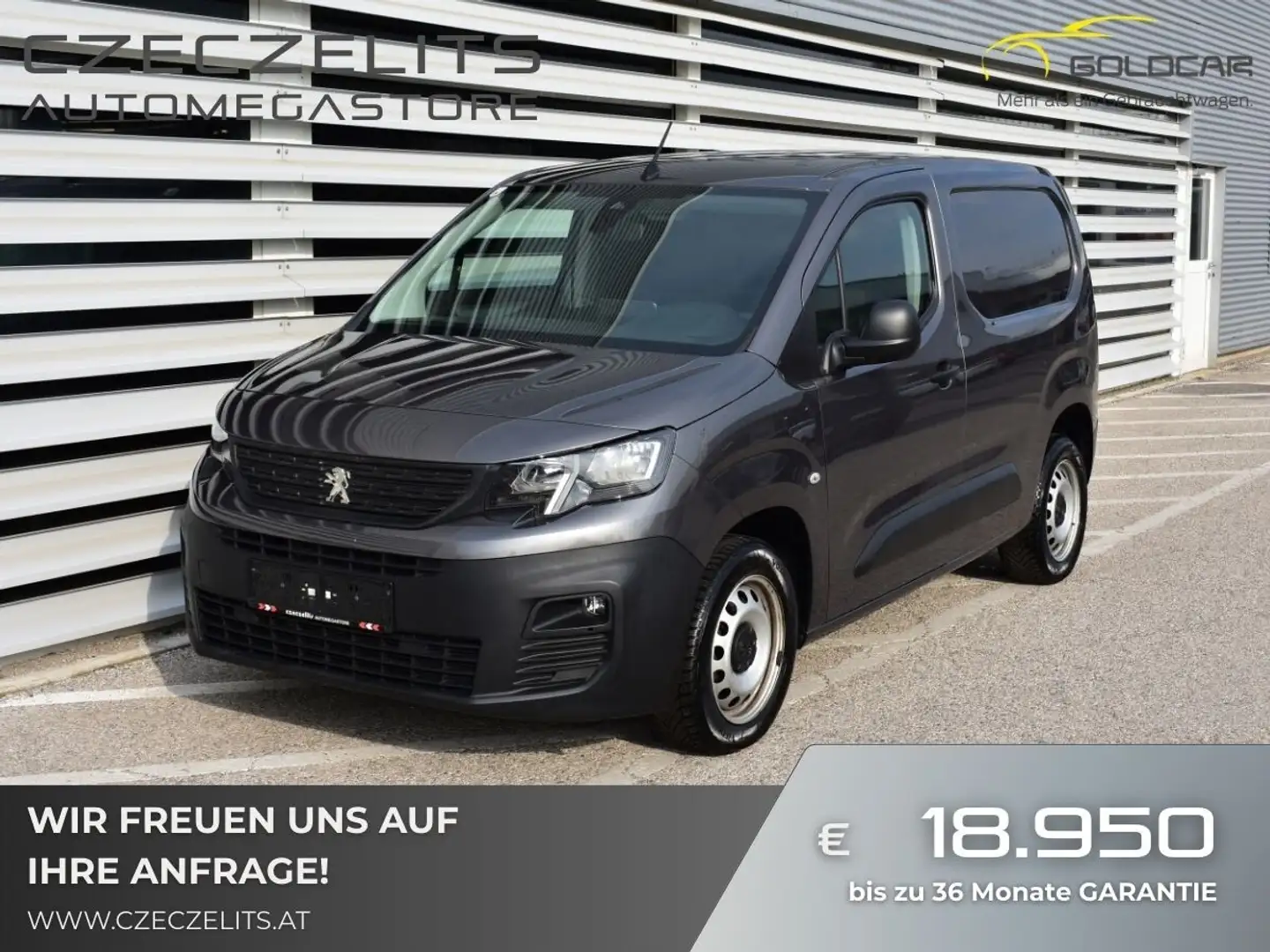 Peugeot Partner Partner Standard BlueHDi 130 S&S Euro 6d erh.Nu... Grau - 1