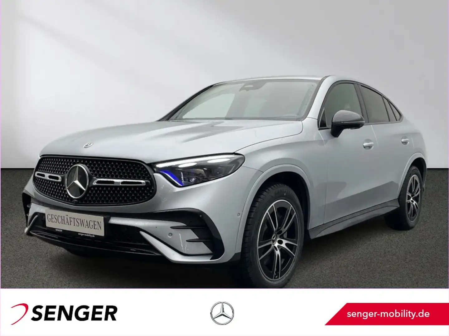 Mercedes-Benz GLC 200 d 4M Coupe AMG Panorama DigitalLight AHK Argent - 1