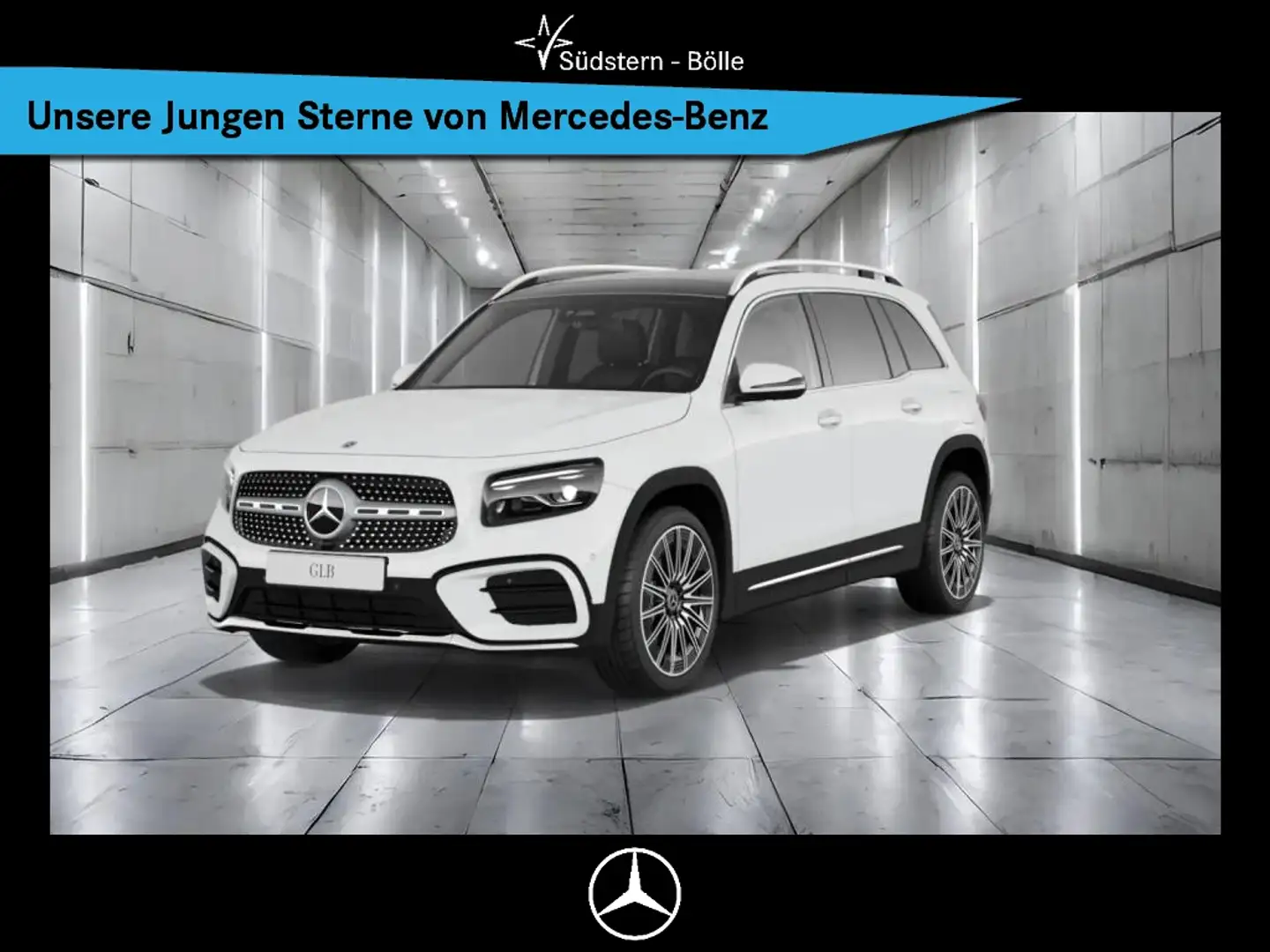 Mercedes-Benz GLB 250 4M AMG-PREM.+NIGHT+DISTR.+BURM.+PANO+360 Weiß - 1