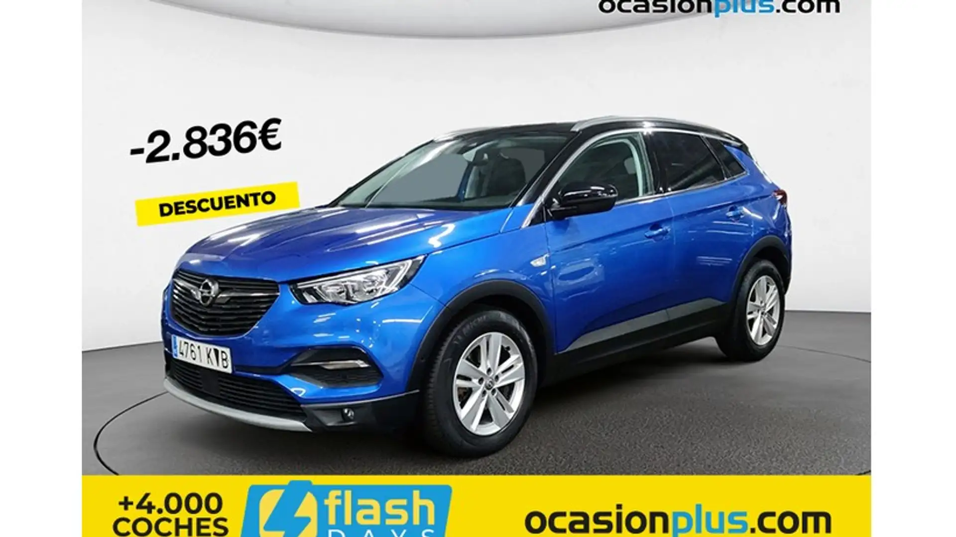 Opel Grandland X 1.2T S&S Design Line Aut. 130 Blau - 1