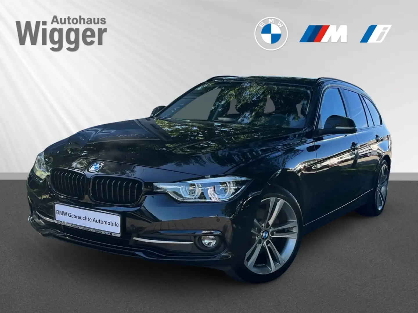 BMW 320 d touring Sport Line/Navigation/LED/PDC/SHZ Noir - 1