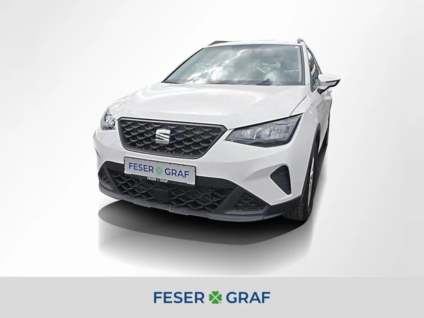 SEAT Arona 1.0 TSI Style ACC DAB+ Full Link PDC Sitzh. Blanc - 1