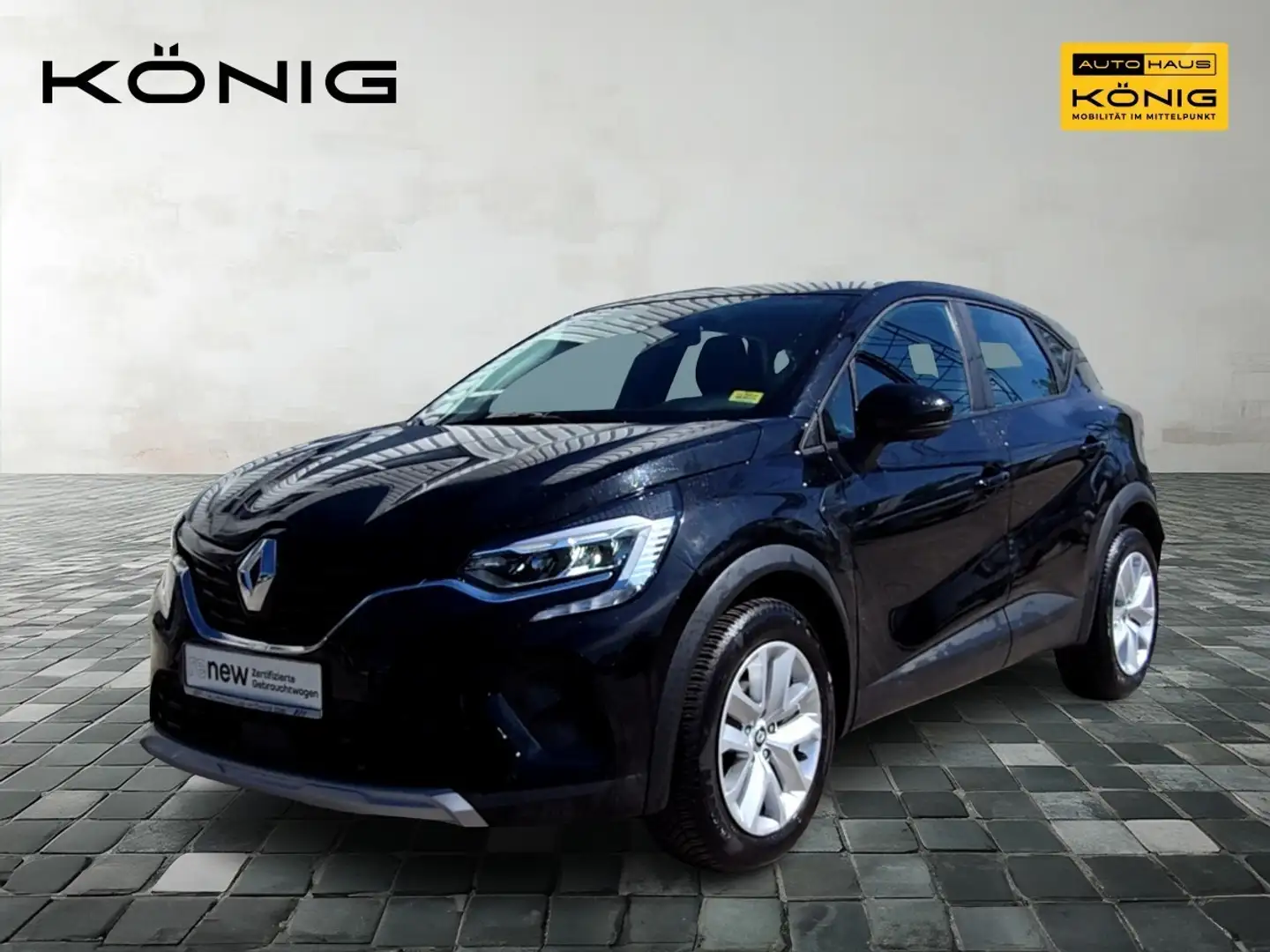 Renault Captur BUSINESS EDITION TCe 140 EDC Klima PDC Schwarz - 1