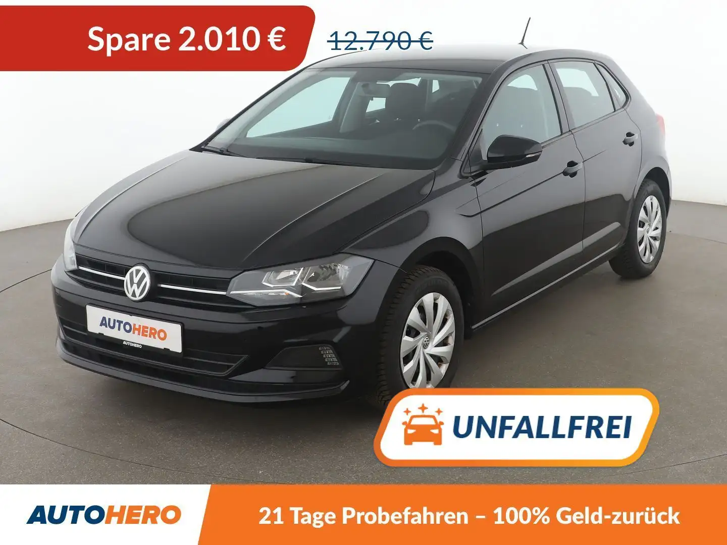 Volkswagen Polo 1.0 TSI Advance*LIMITER*KLIMA*GARANTIE* Noir - 1