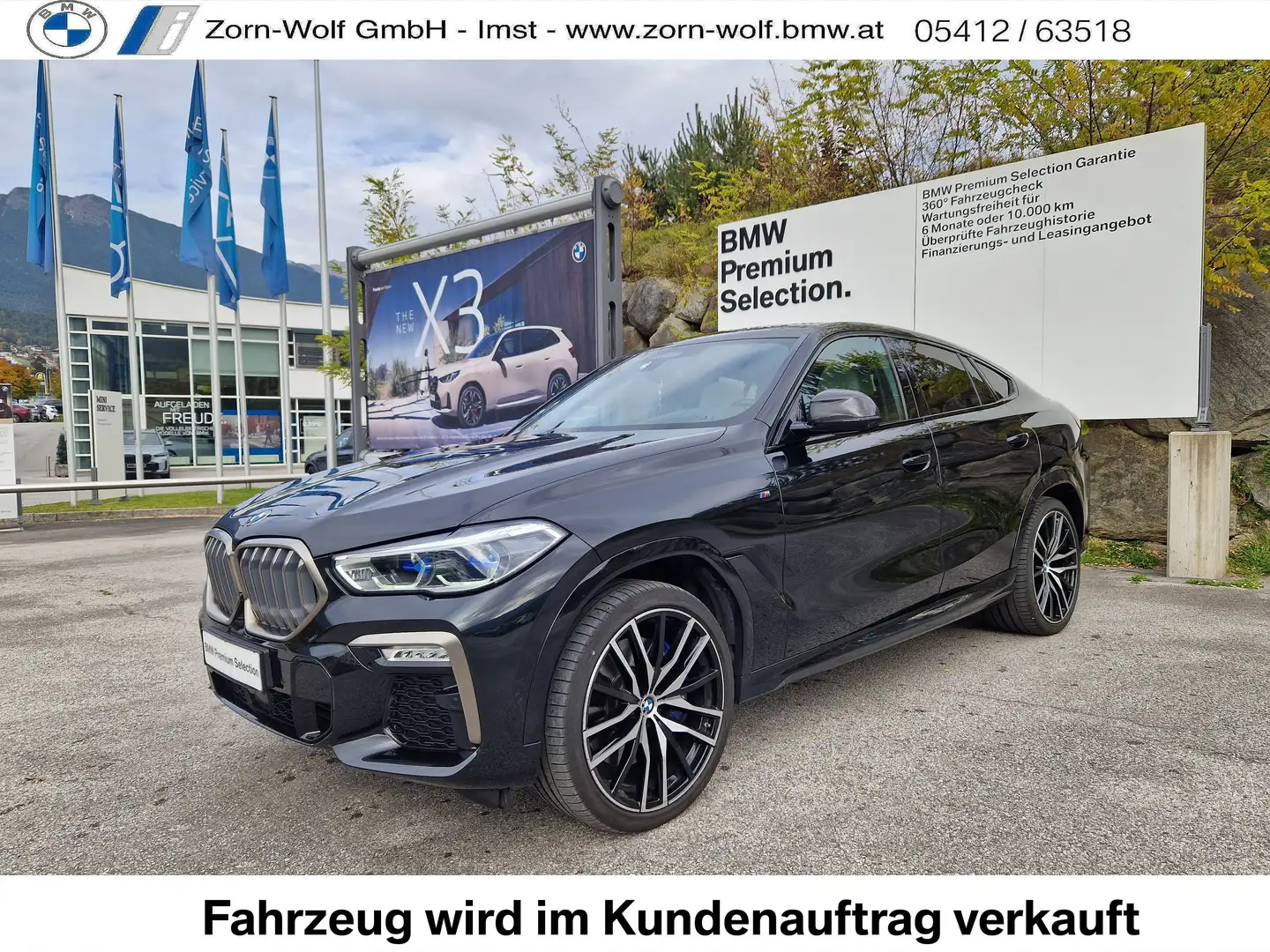 BMW X6 M50 d Schwarz - 1