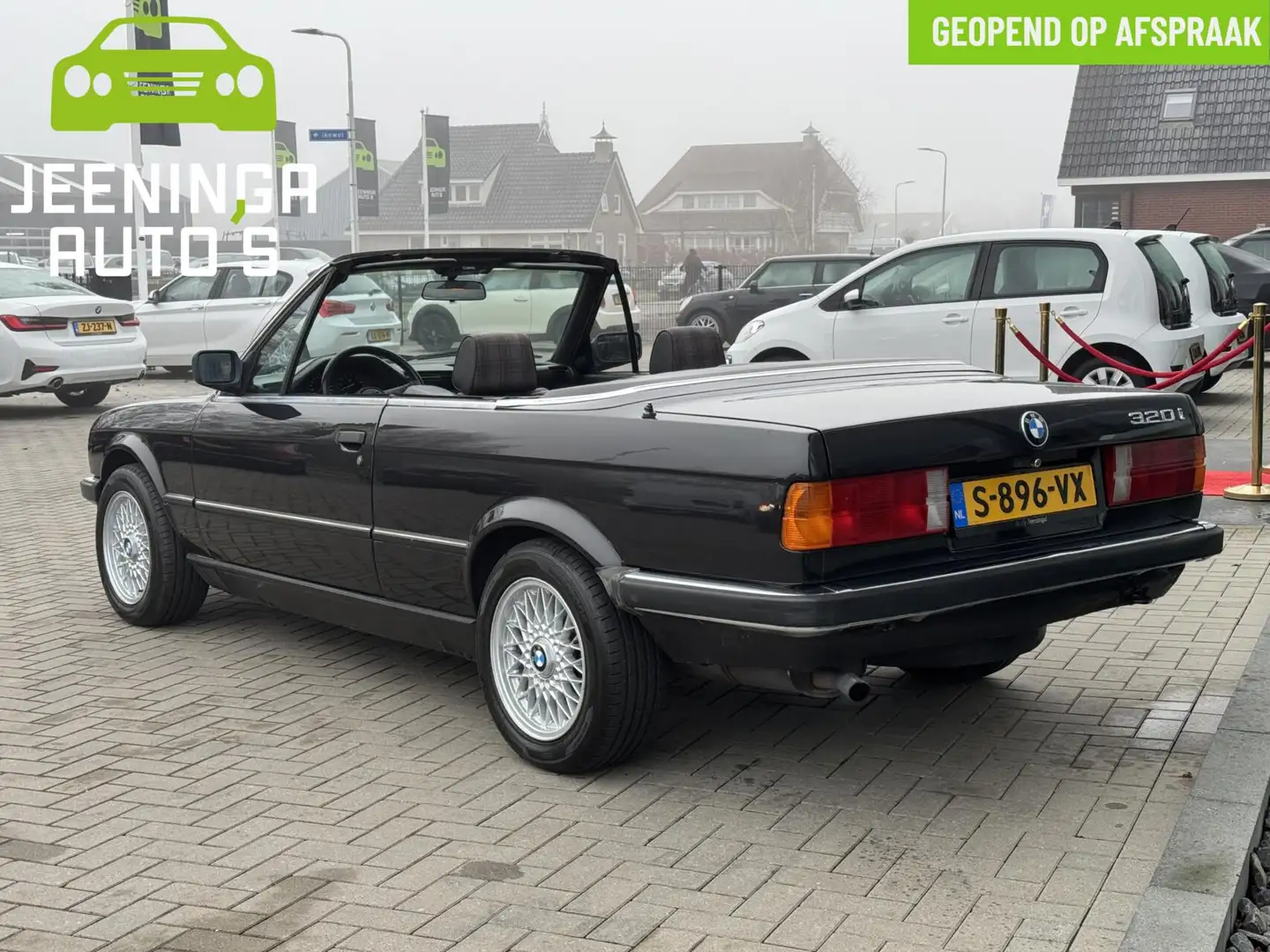 BMW 320 3-serie Cabrio 320i | E30 | Airco | El. ramen Чорний - 2