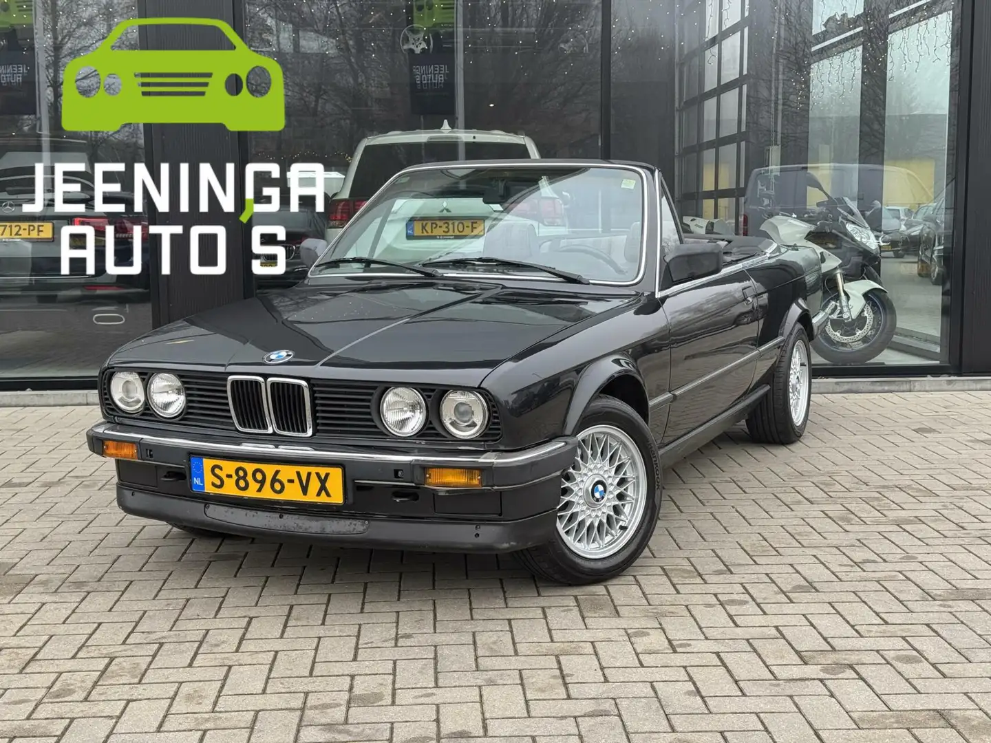 BMW 320 3-serie Cabrio 320i | E30 | Airco | El. ramen Negru - 1