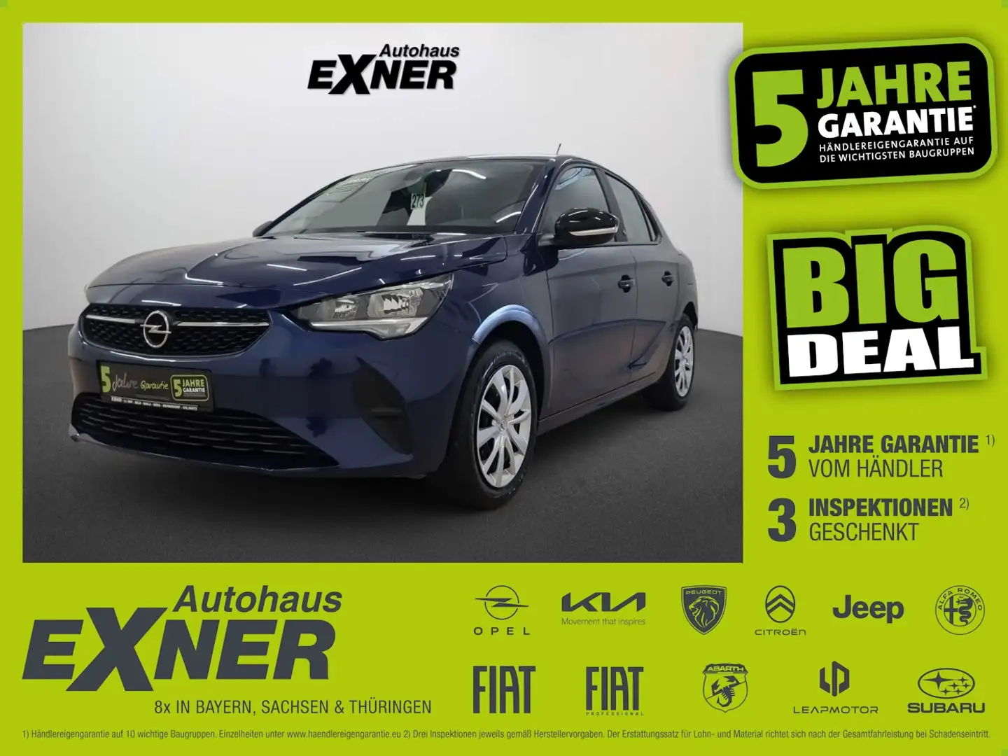 Opel Corsa-e EDITION - 50kWh *ELEKTRO*Klima*DAB Blau - 1