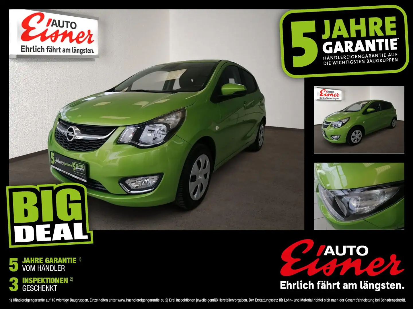 Opel Karl 1.0 ECOTEC COSMO BIG DEAL Grün - 1