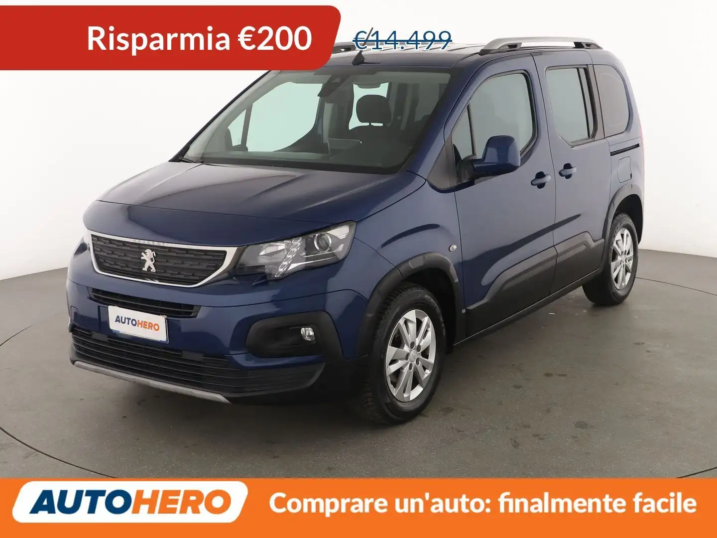 Peugeot Rifter 1.5 Blue-HDi Allure Standard 100 CV Blau - 1