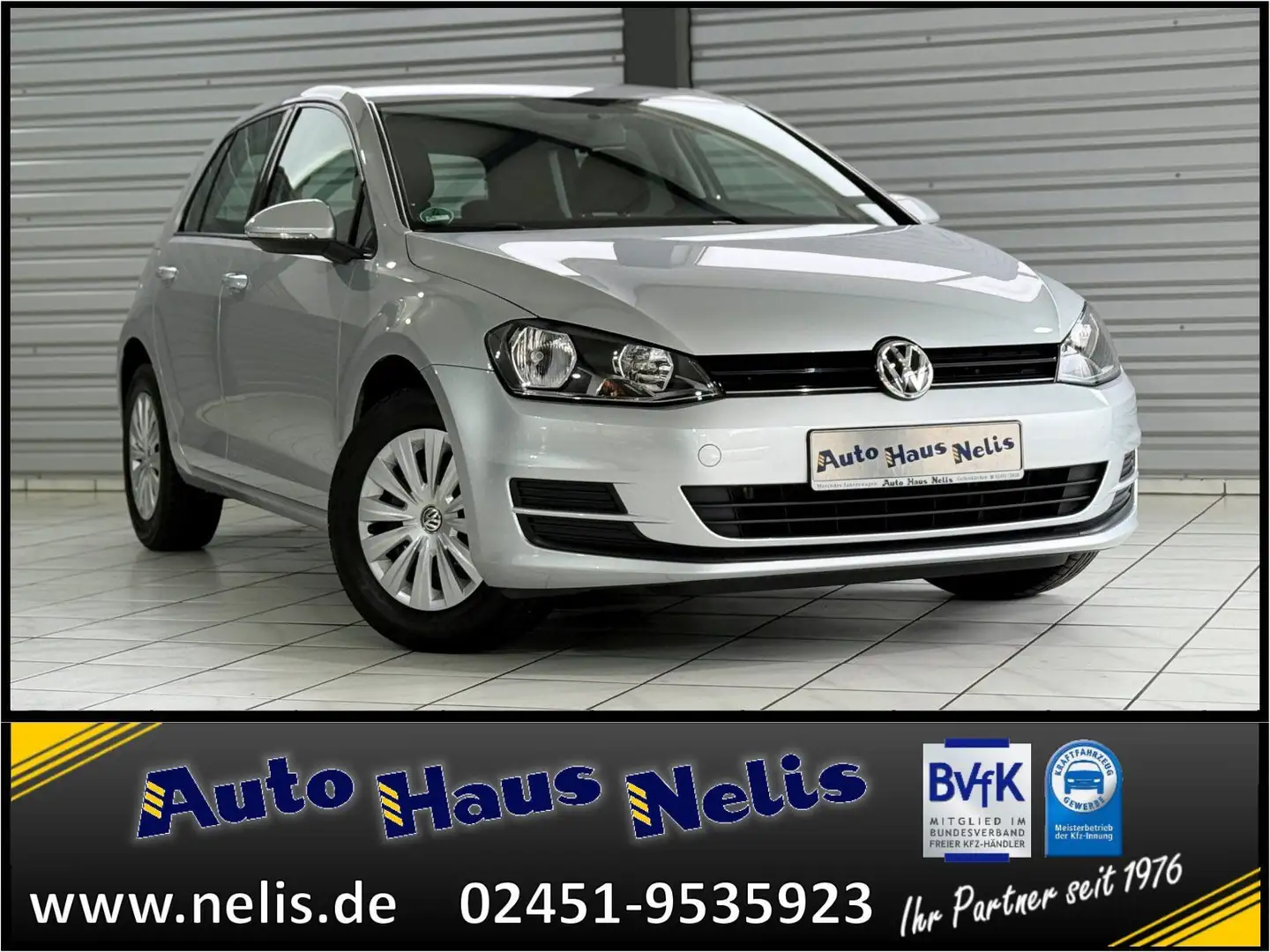 Volkswagen Golf VII 1,2 TSI BMT Trendline Klima RMP3 Touch Silber - 1