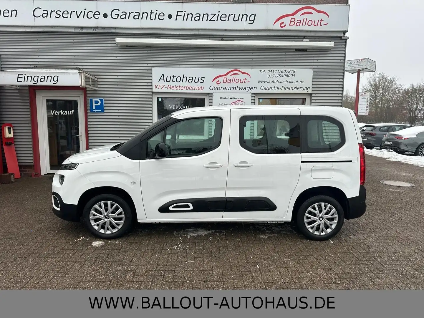 Citroen Berlingo Feel*2.HAND*KLIMA*NAVI*CARPLAY*TEMPO* Weiß - 1