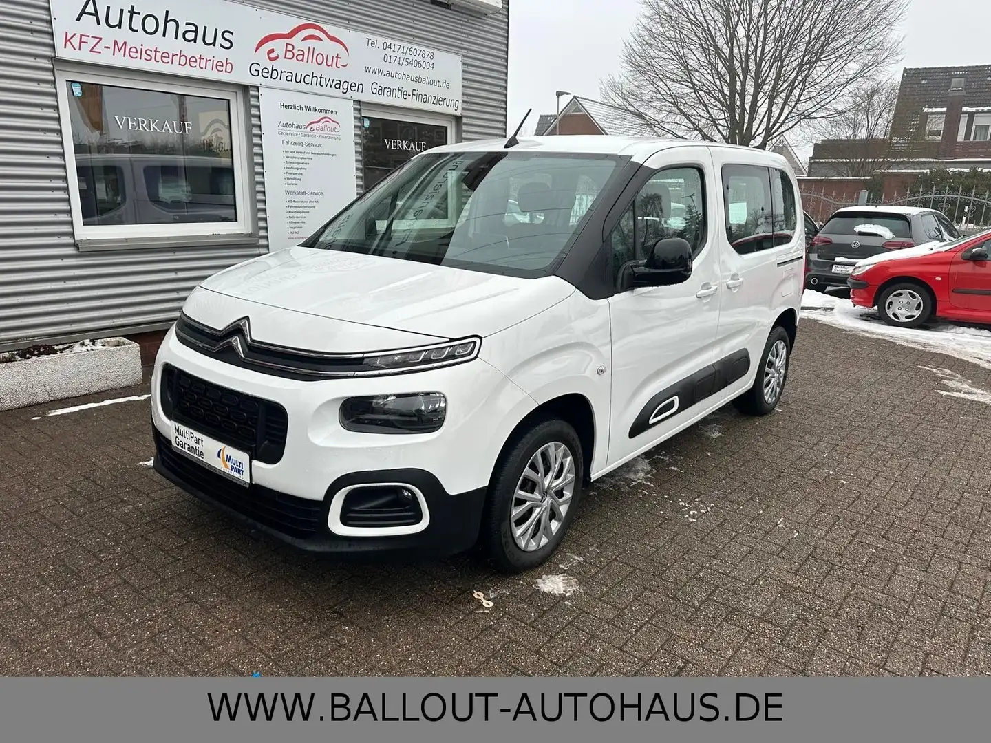 Citroen Berlingo Feel*2.HAND*KLIMA*NAVI*CARPLAY*TEMPO* Weiß - 2