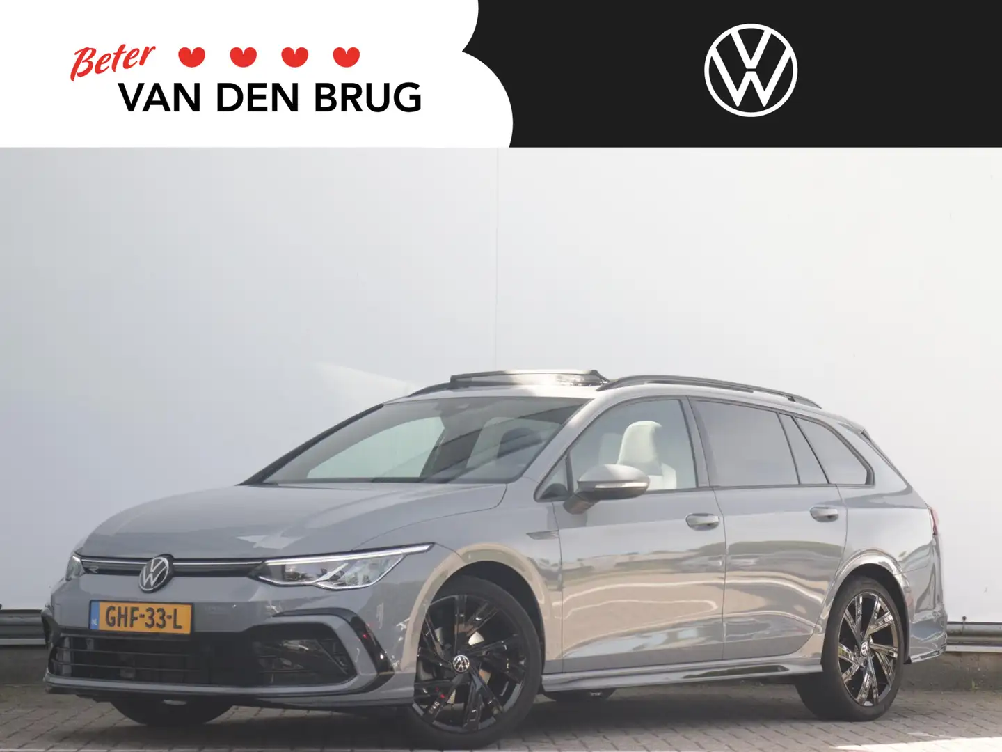 Volkswagen Golf Variant 1.5 eTSI R-Line | Panorama dak | Stuur & Stoelverw Grijs - 1