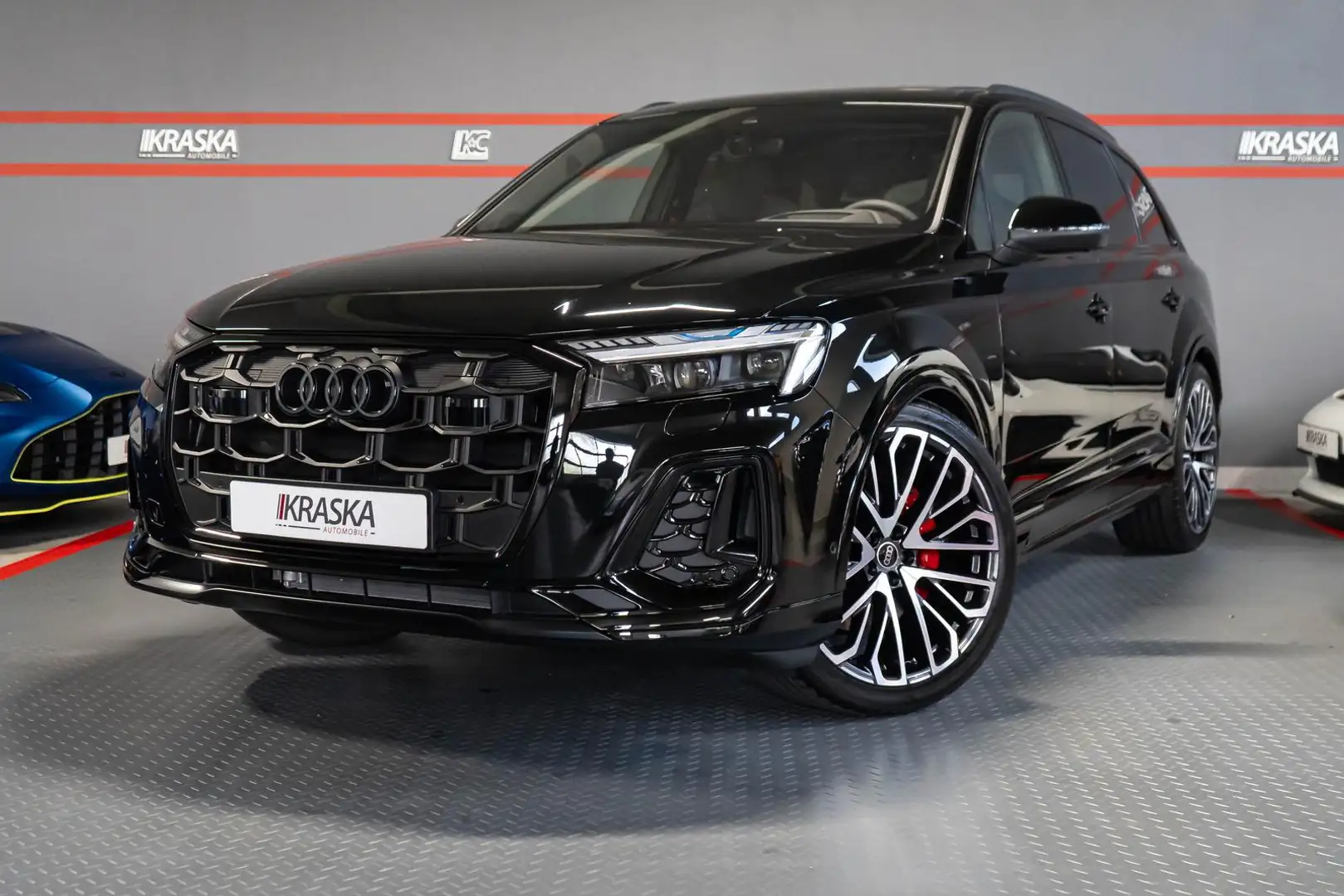 Audi Q7 50 TDI quattro S-line AHK PANO STHZ ABT Power Negro - 1