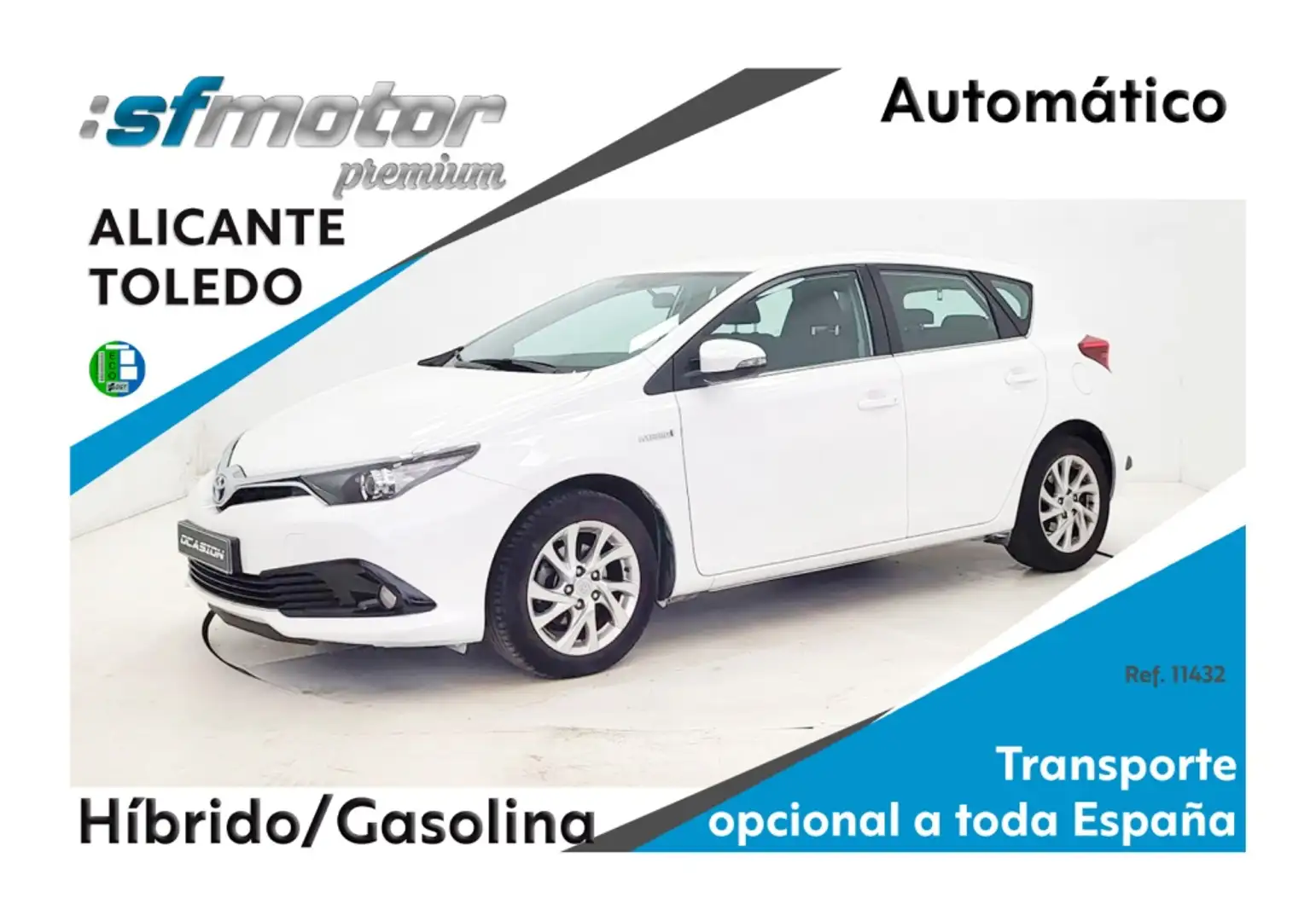 Toyota Auris hybrid 140H Active Blanco - 1