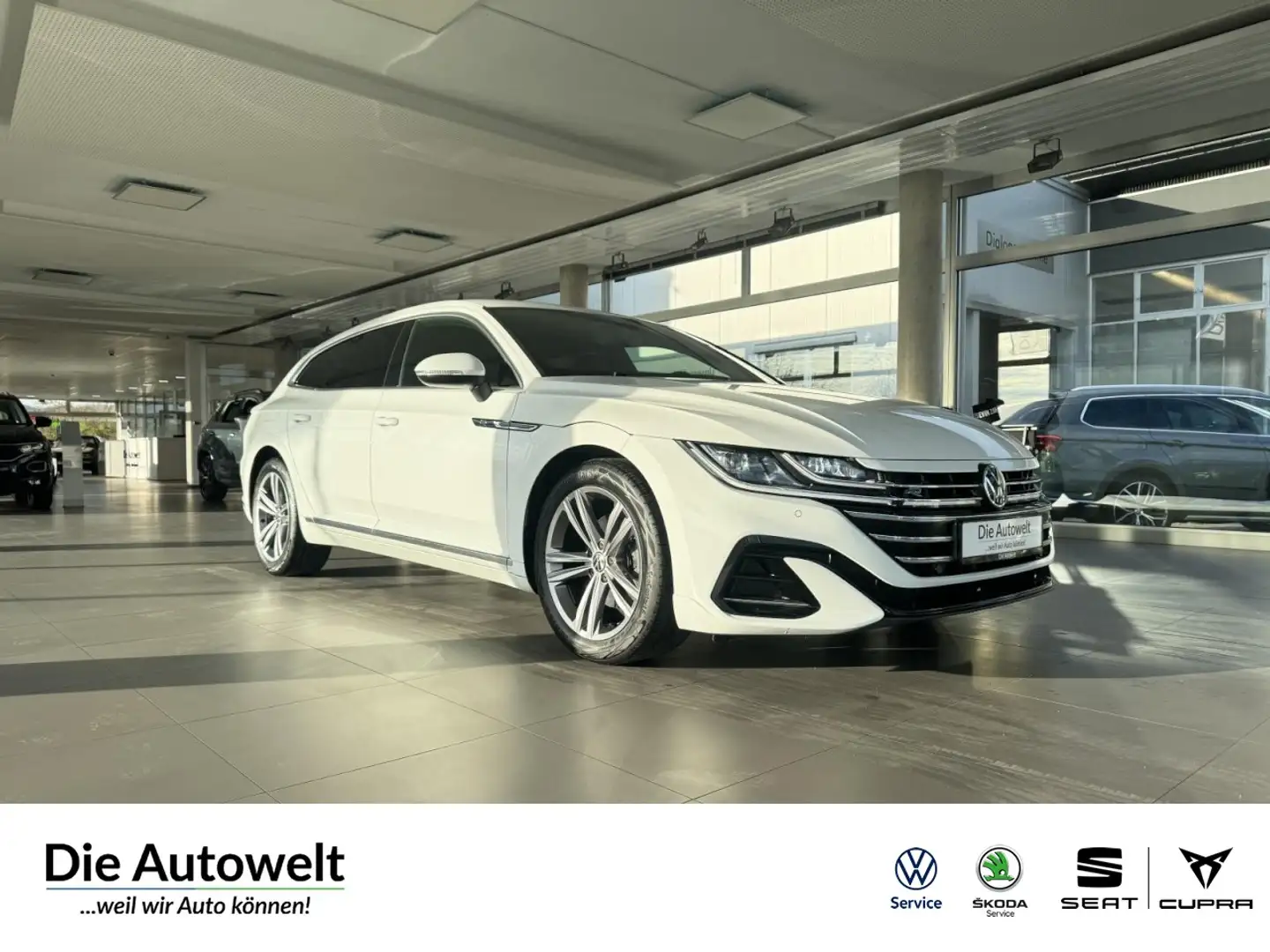 Volkswagen Arteon Shooting Brake 2.0 TDI DSG 2x R-LINE NAVI Weiß - 1