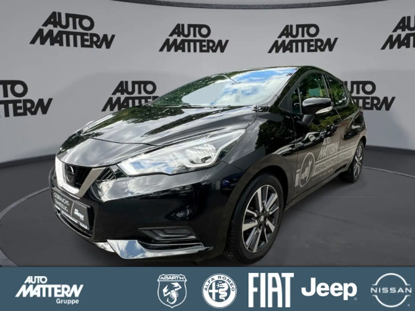 Nissan Micra AC|Tempomat|Bluetooth|Freispr.|USB|1.Hd Noir - 1