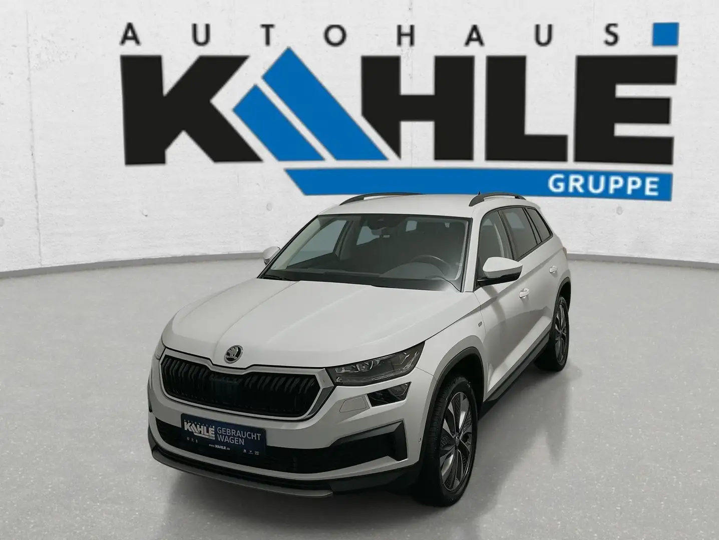 Skoda Kodiaq 2.0 TDI DSG Ambition Navi Vorb. AHK ACC Weiß - 1