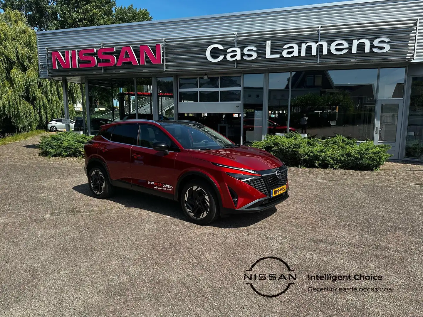 Nissan Qashqai 1.3 Mild-Hybrid 140pk N-Connecta Design & Cold Pac Rood - 1