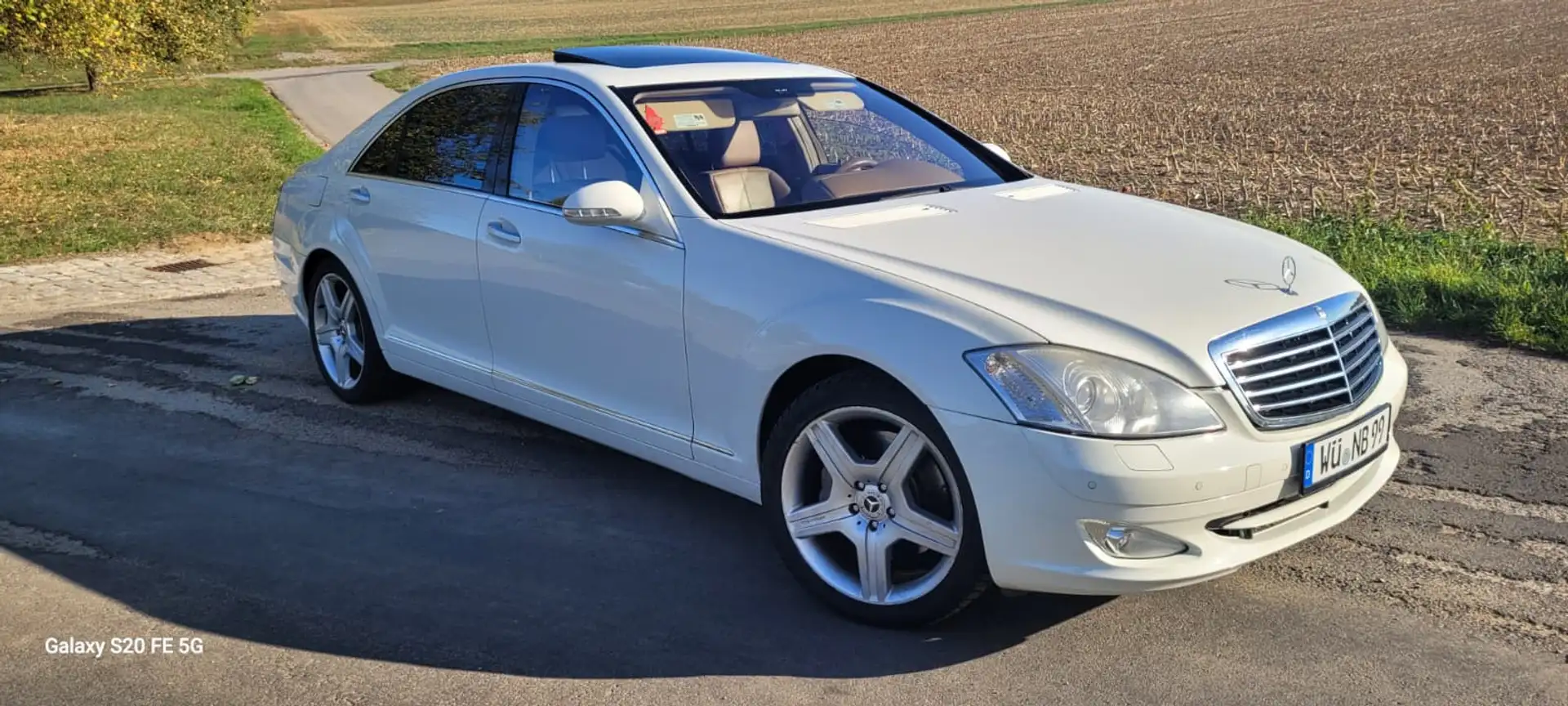 Mercedes-Benz S 550 W221 S550 L Weiß - 1