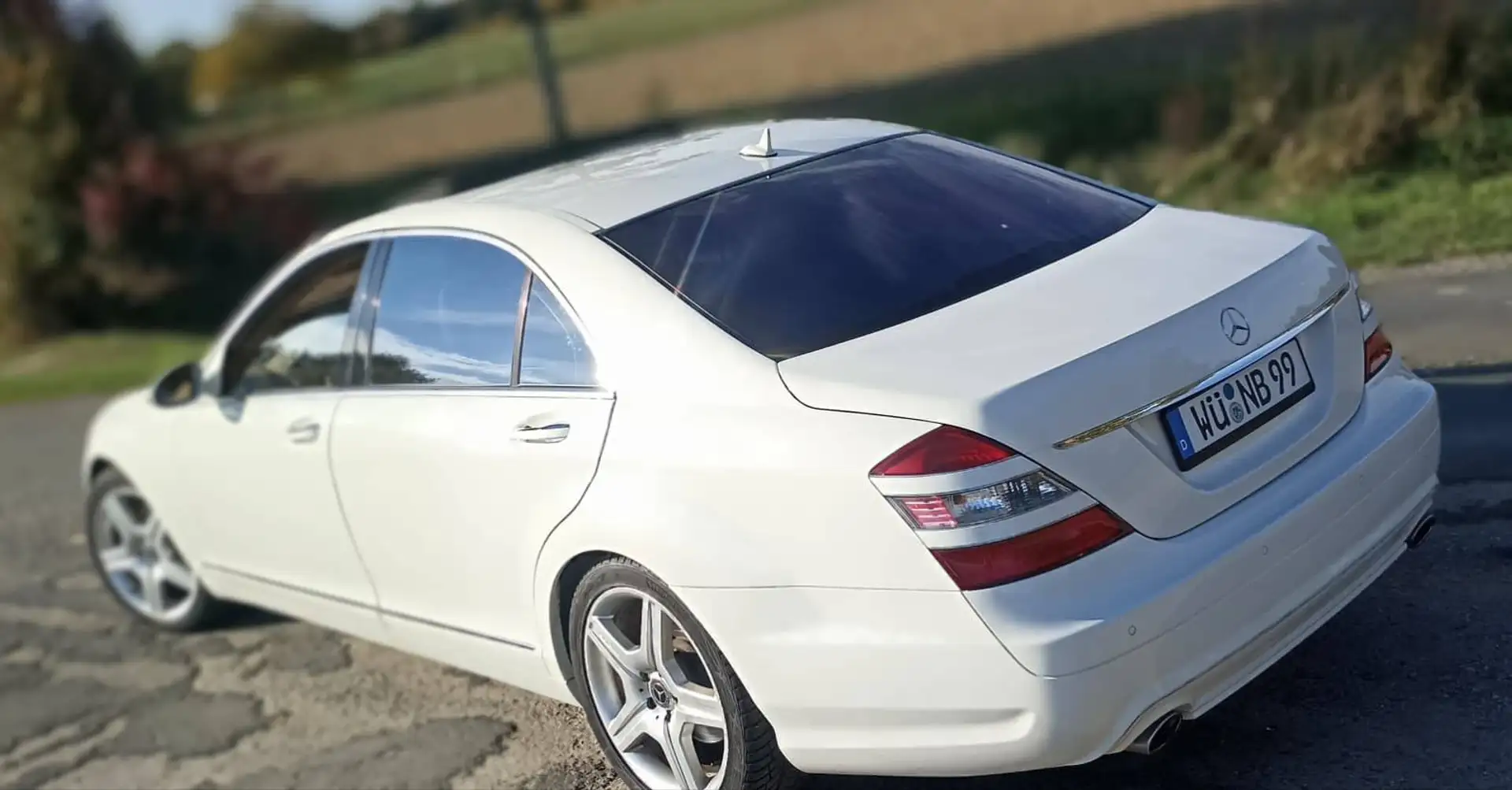 Mercedes-Benz S 550 W221 S550 L Weiß - 2