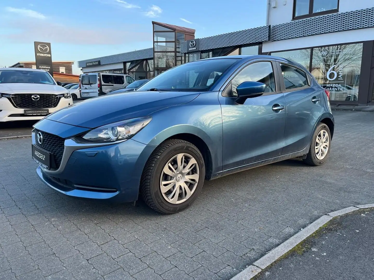 Mazda 2 1.5L SKYACTIV-G Center-Line,Werksgarantie bis 01/2 Blau - 2