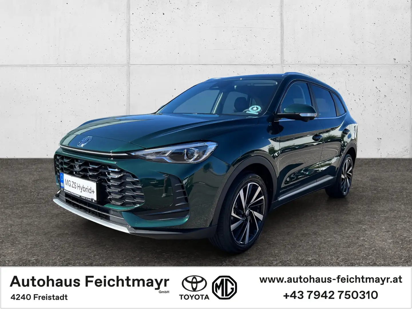 MG ZS Hybrid+ Luxury FWD 5tg. Grün - 1
