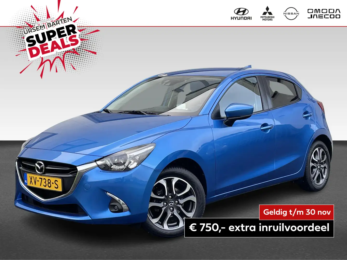 Mazda 2 1.5 Skyactiv-G GT-M Blauw - 1