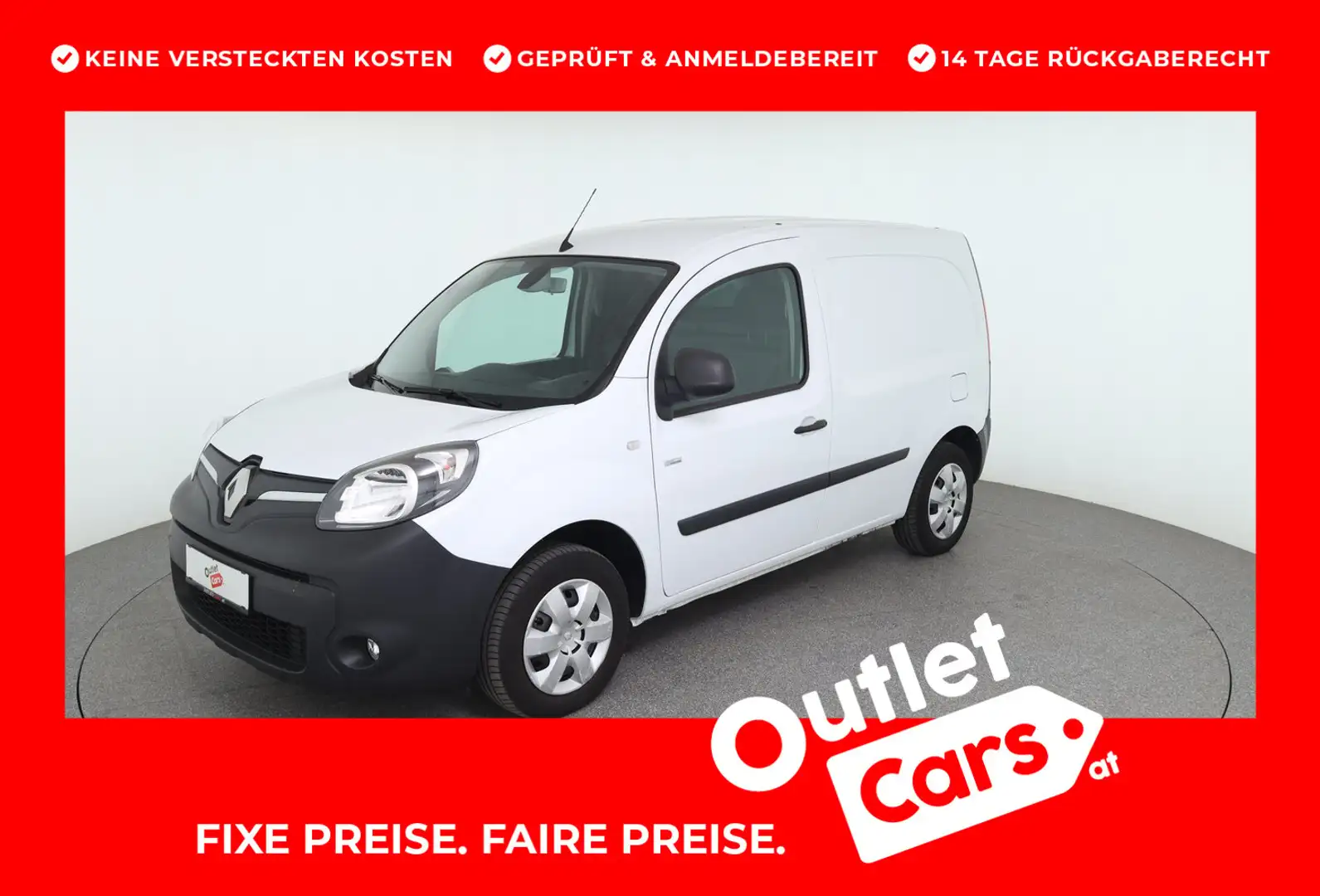 Renault Kangoo Z.E. 33 Complete 2-Sitzer 33kWh (mit Batterie) Weiß - 1