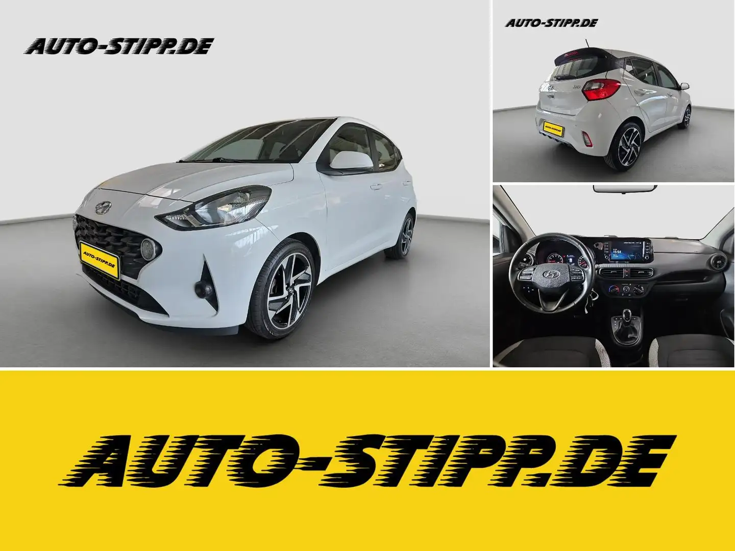 Hyundai i10 1.2 Trend NAV SPURH TEMP RFK SITZH DAB PDC Weiß - 1