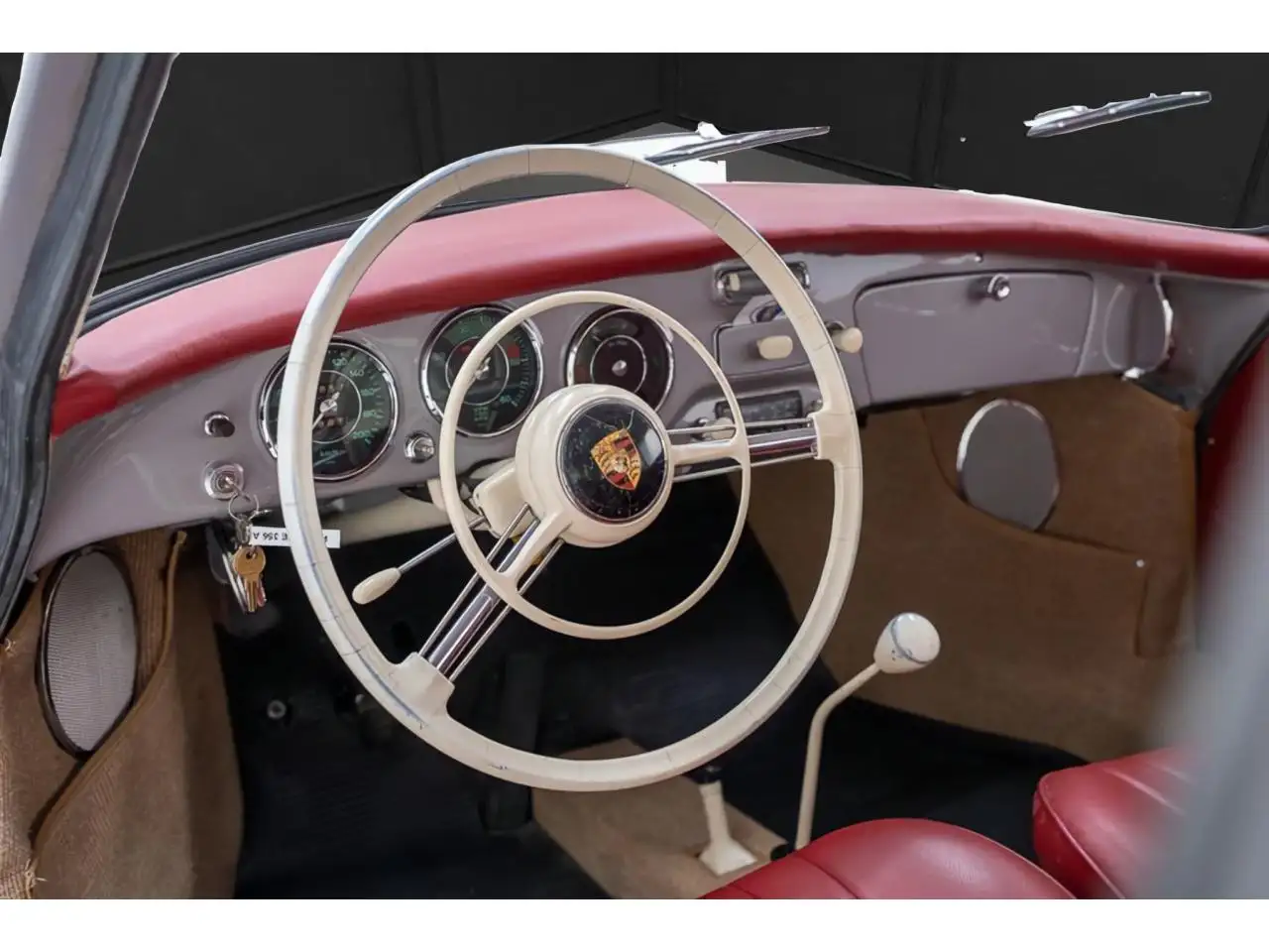 Porsche 356 T2 COUPE BY REUTTER - RESTAUREE - 1958 - FAIBLE KILOMETRAGE - 60cv, foto 9